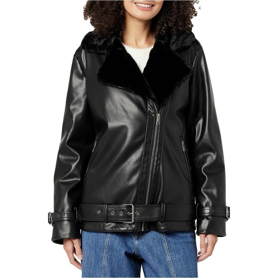 Other The Drop Cavalla Vegan Leather Moto Jacket Black S Size S / US 4 / IT 40 - 1 Thumbnail