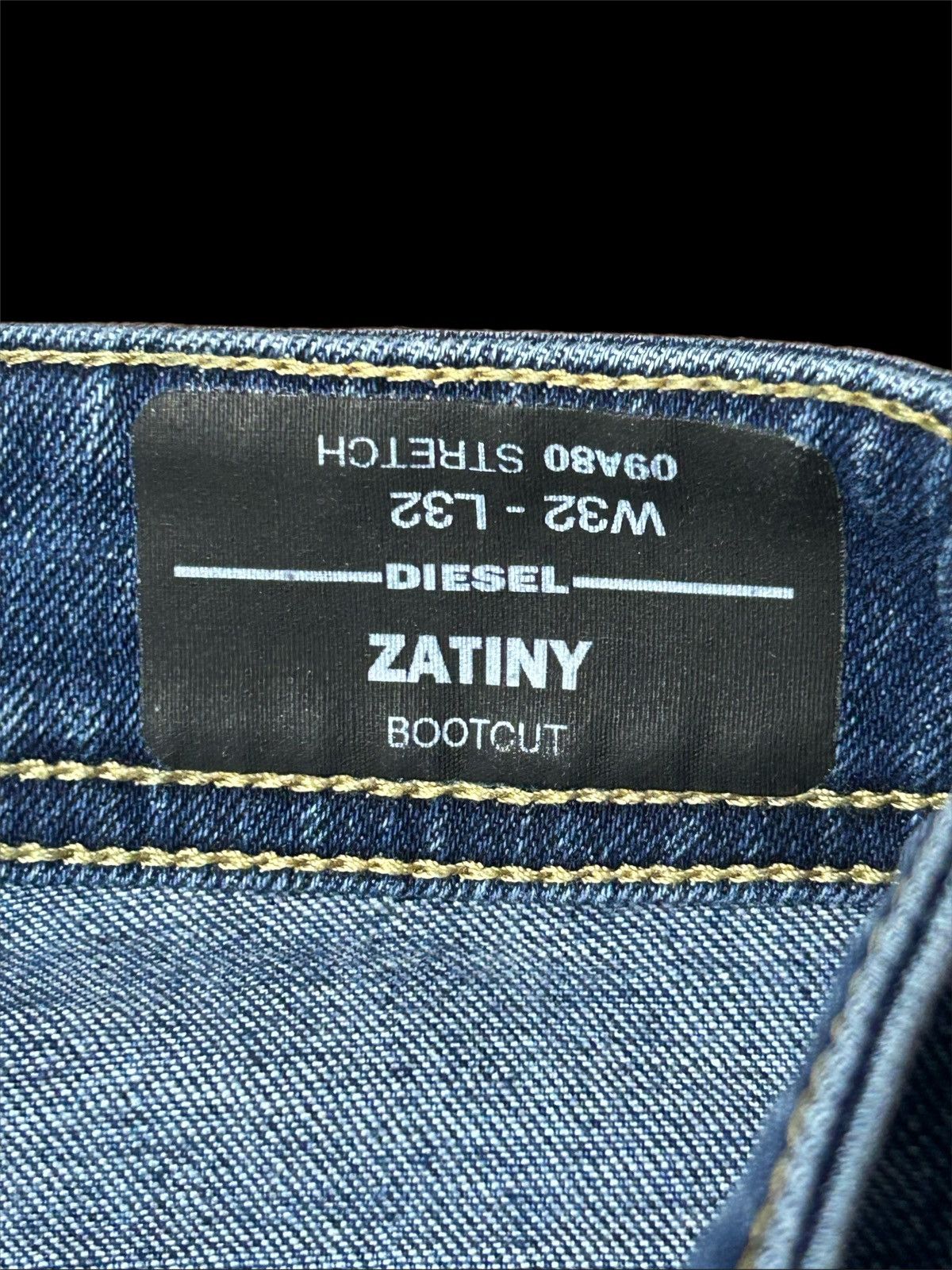 Diesel Diesel Stone Wash Zatiny BootCut Flare Jeans Size US 32 / EU 48 - 7 Thumbnail