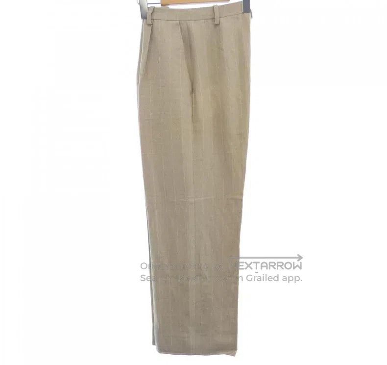 Hermes Hermes Margiela Linen Beige Striped Pants Size 24" / US 00 / IT 34 - 3 Thumbnail