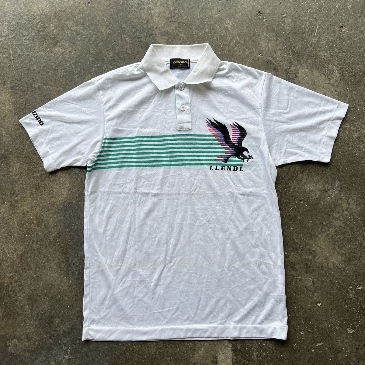 Mizuno 🔥 Rare Vintage Ivan Lendl Mizuno Polos Size US M / EU 48-50 / 2 - 2 Thumbnail