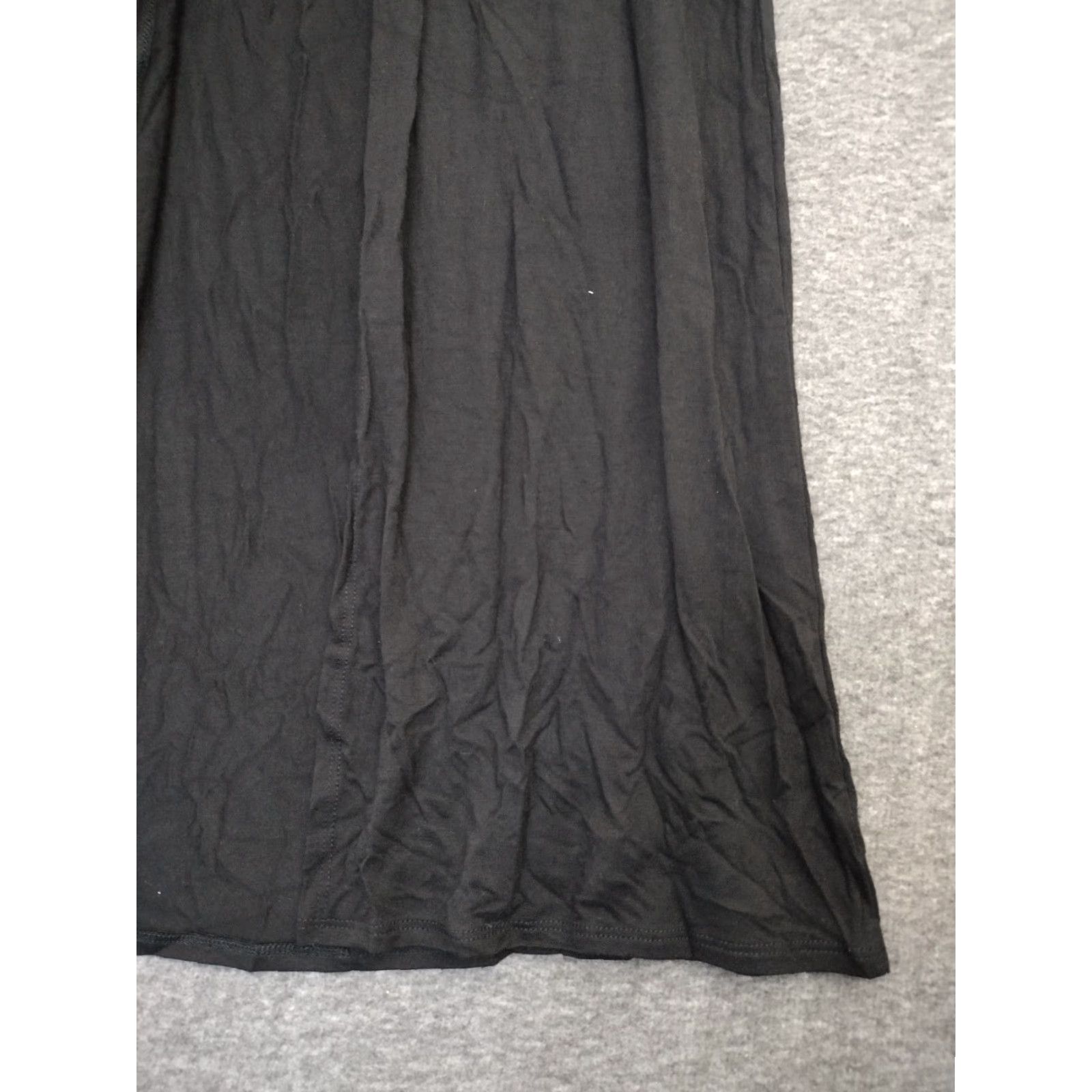 Vintage Código Women's Black Skirt Maxi Wrap Around M Size 32" / US 10 / IT 46 - 7 Thumbnail