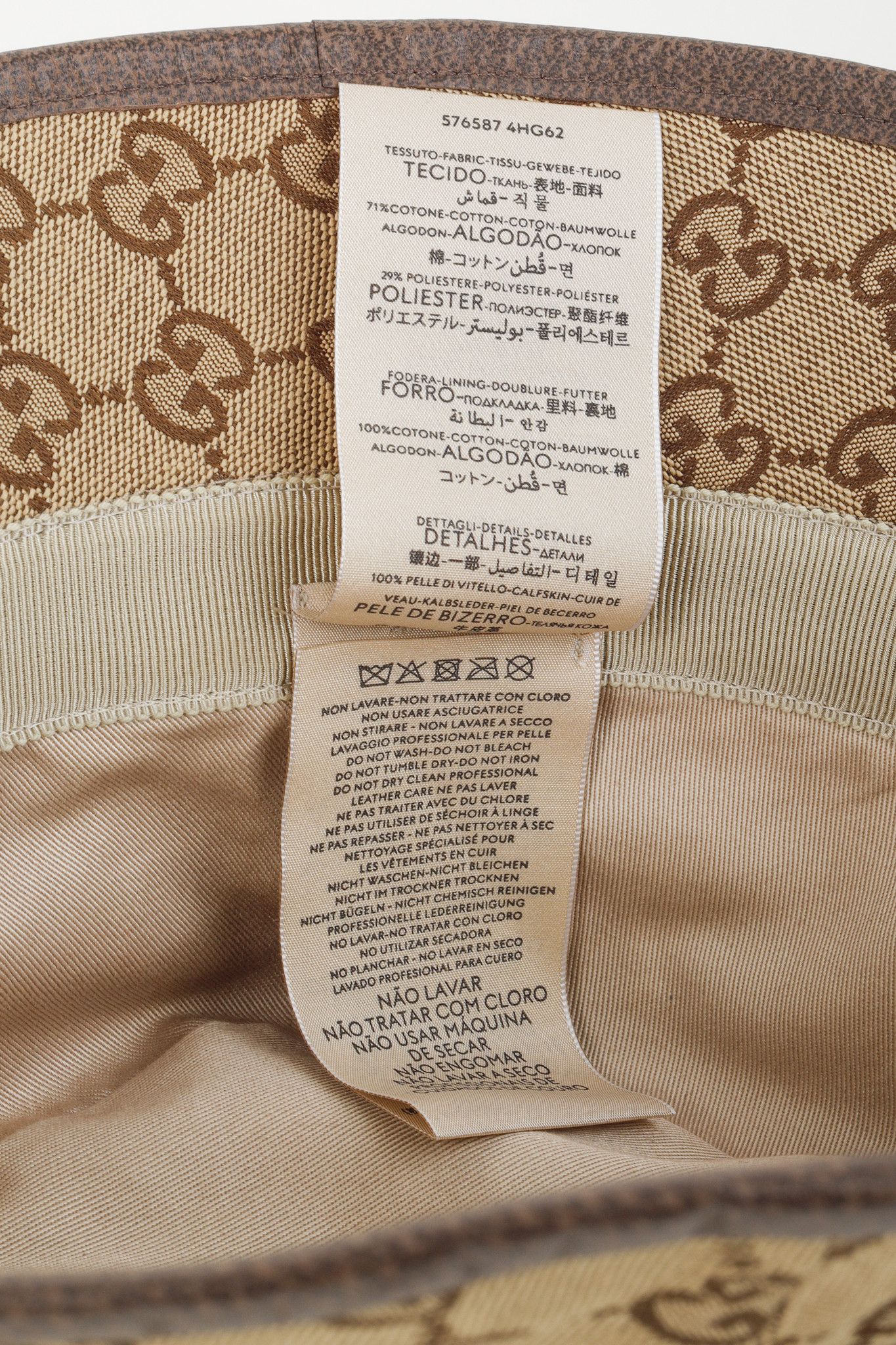 Gucci Gucci GG Monogram Canvas Bucket Hat Size ONE SIZE - 8 Thumbnail