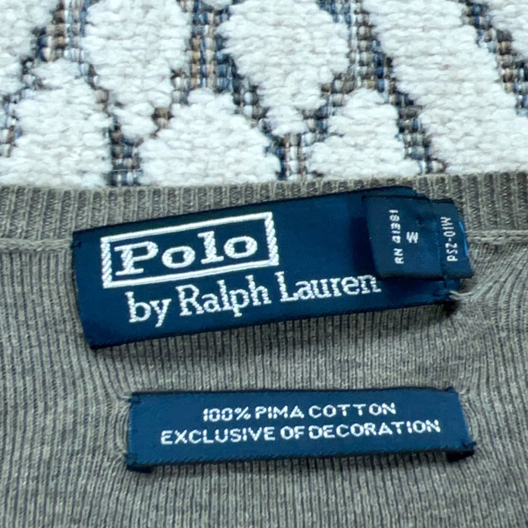 Polo Ralph Lauren VINTAGE Polo Ralph Lauren Sweater Shirt XL Gray Striped Knit Pullover Men XL Gray Polo Logo 90s Theme Mens Size US XL / EU 56 / 4 - 3 Thumbnail
