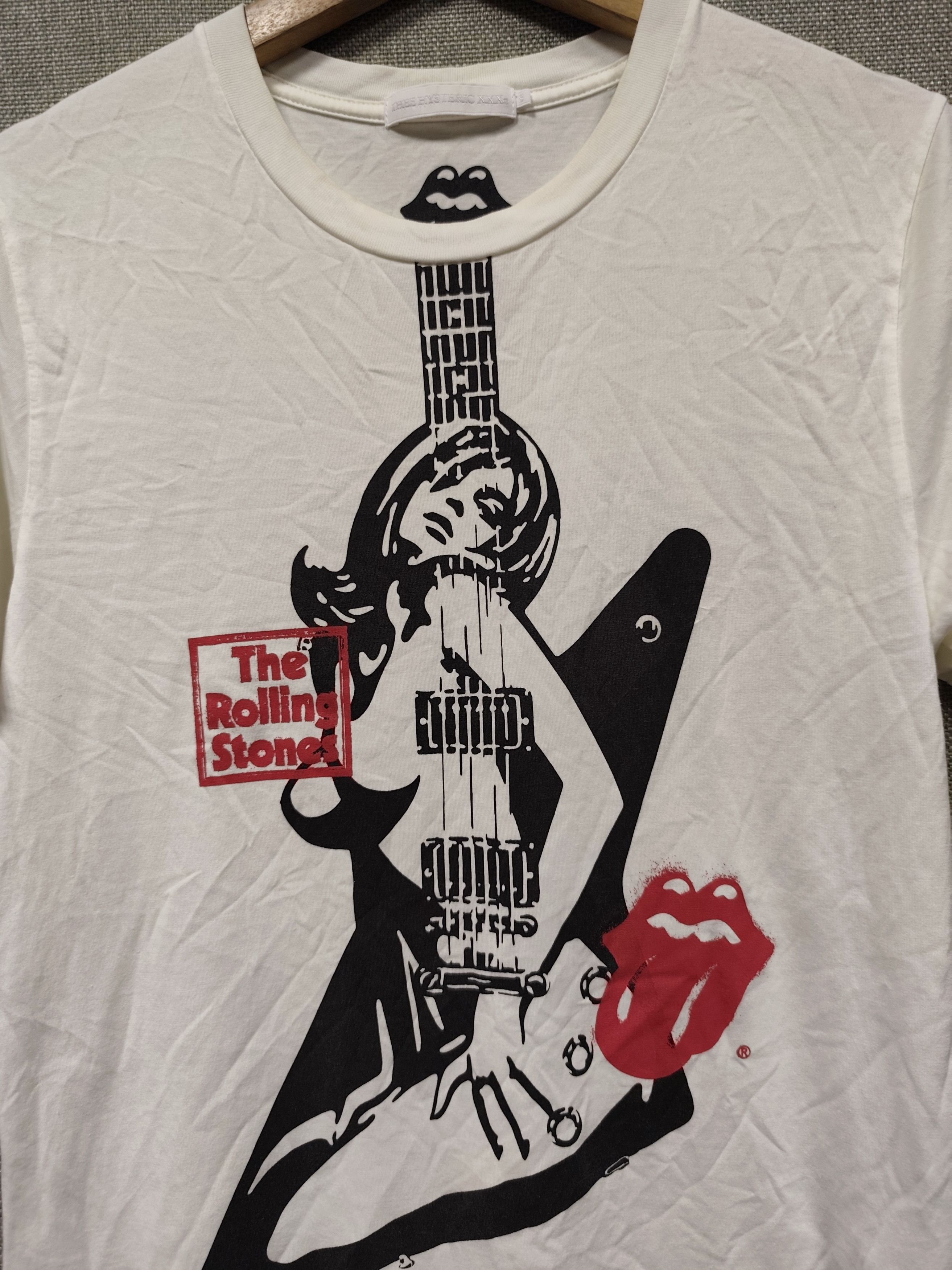 Hysteric Glamour × Japanese Brand × The Rolling Stones Hysteric glamour x The Rolling Stones Tee Size US S / EU 44-46 / 1 - 3 Thumbnail