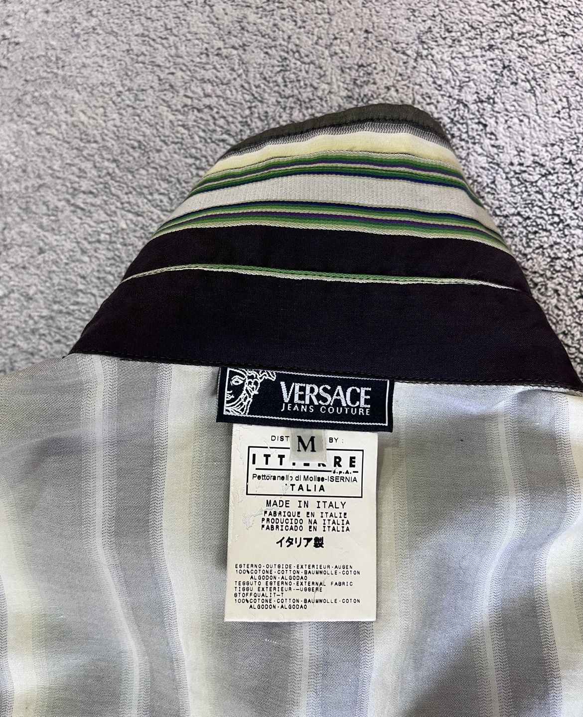 Versace Jeans Couture Versace Jeans Couture Shirt Long Sleeve Collared Striped Size M / US 6-8 / IT 42-44 - 9 Thumbnail