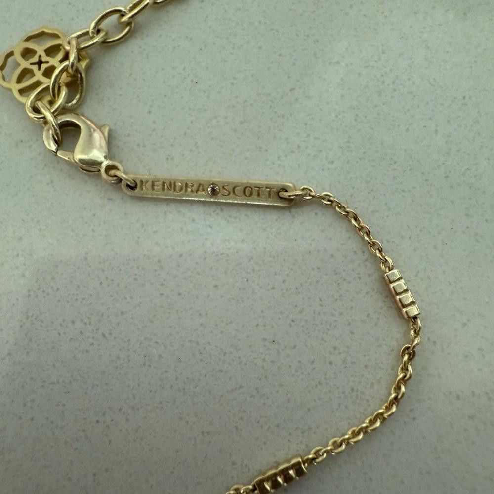 Designer Kendra Scott Fern Pendant Gold Chain Necklace Size ONE SIZE - 7 Thumbnail