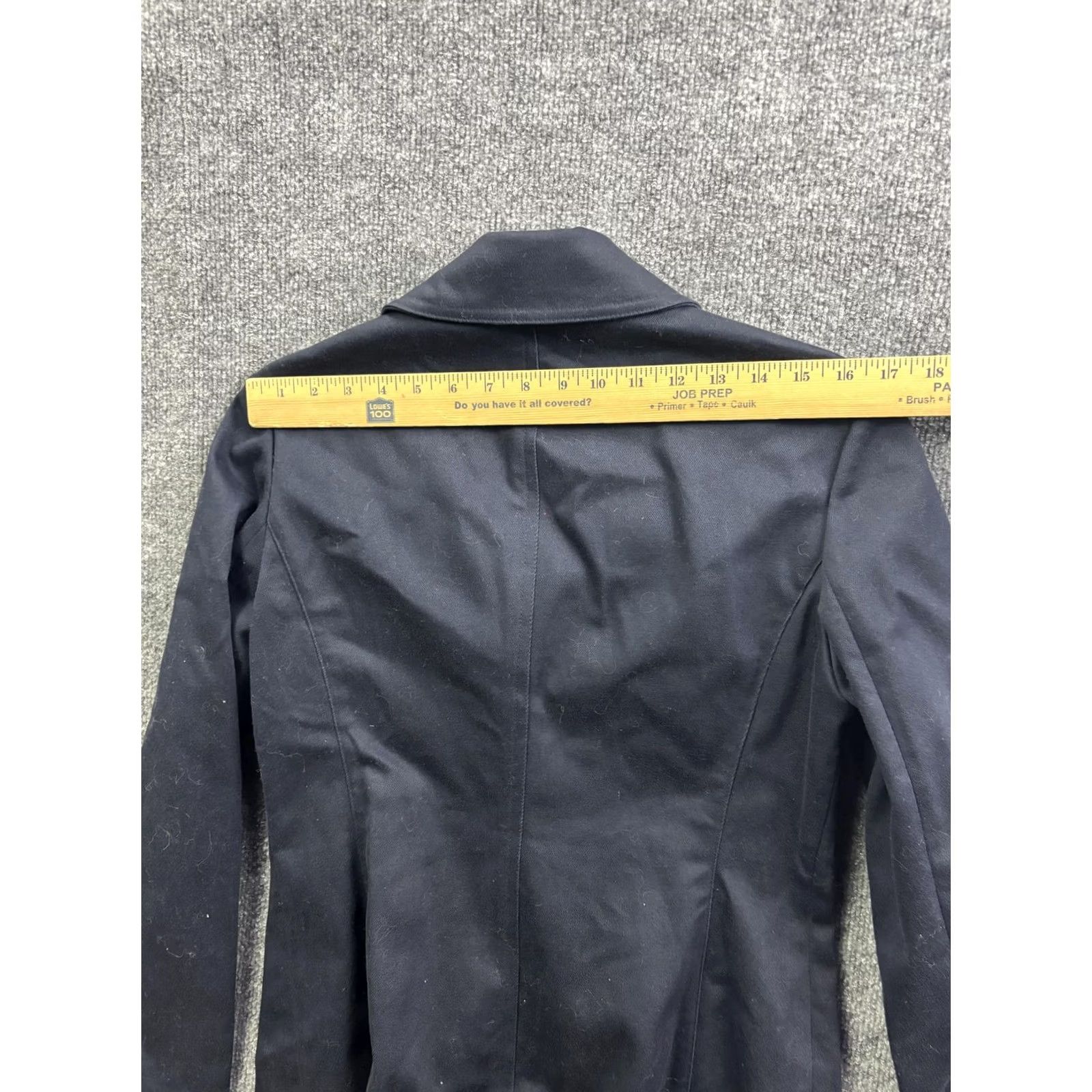 Michael Kors Michael Kors Jacket Womens M Blue Pea Coat Double Breasted Zipped Pockets Front Button Cap Stitch Twill Short Coat Casual Size M / US 6-8 / IT 42-44 - 8 Thumbnail