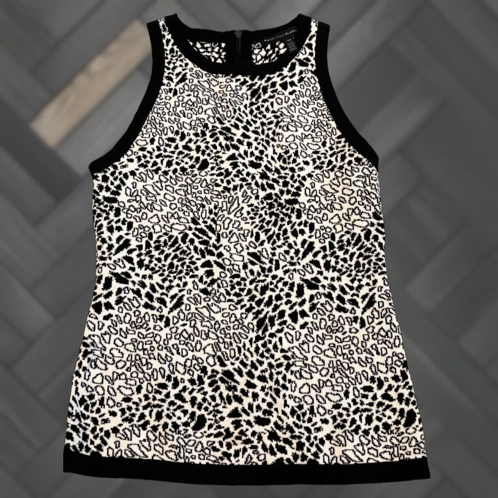 White House Black Market White House Black Market Tank Womens XS Sleeveless Animal Print Multicolor Size XS / US 0-2 / IT 36-38 - 1 Thumbnail