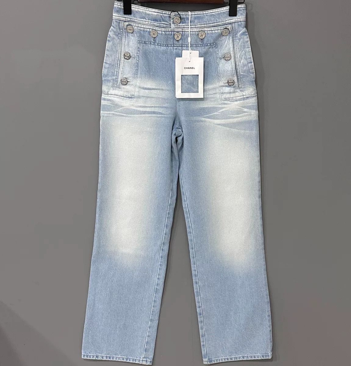 Chanel chanel denim beach series trousers size 36 Size 36" / US 14 / IT 50 - 1 Thumbnail