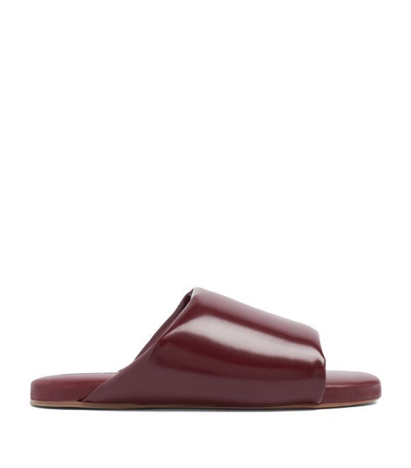 image of Bottega Veneta O1Loc1C0324 729892 Cushion Slides In Red, Women's (Size 6)