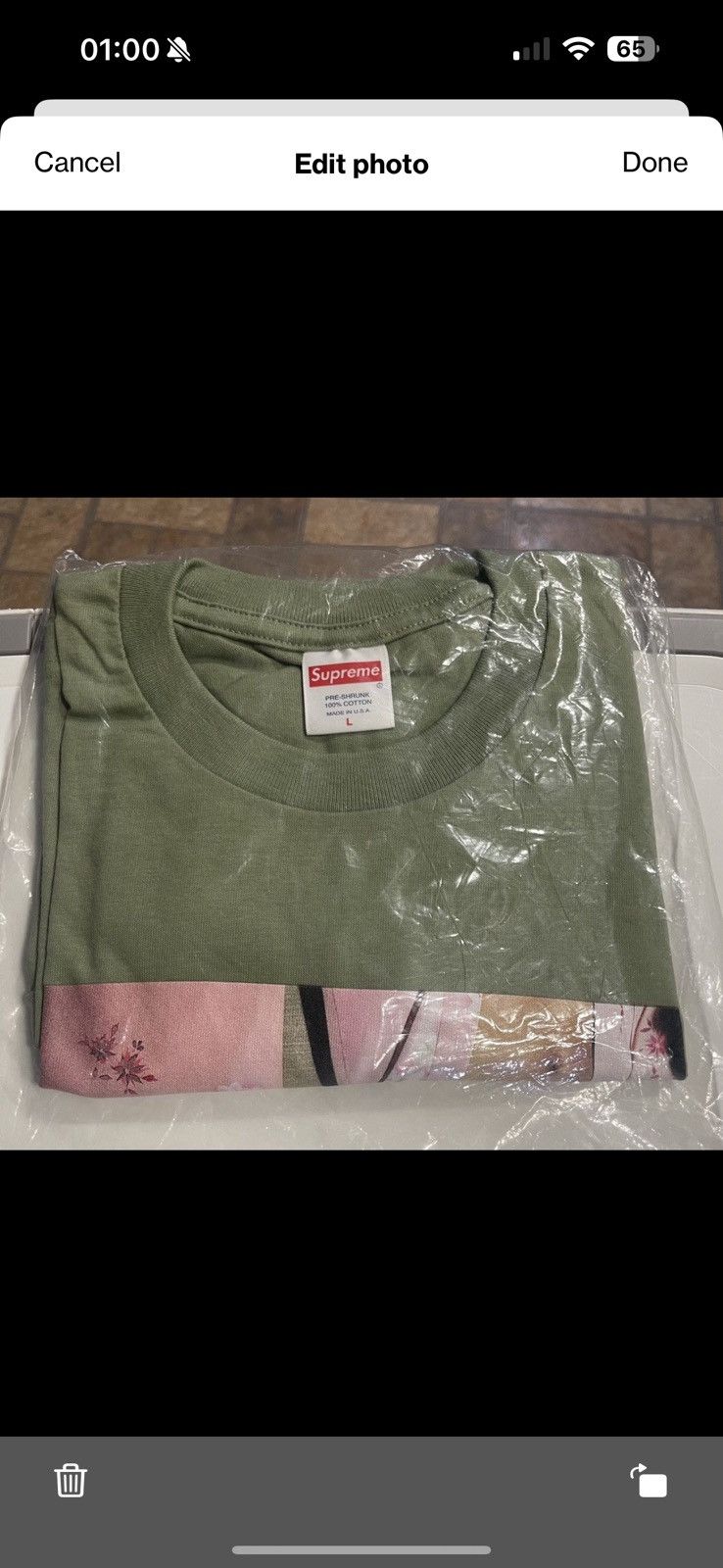 Supreme Model Tee ‘Light Olive’