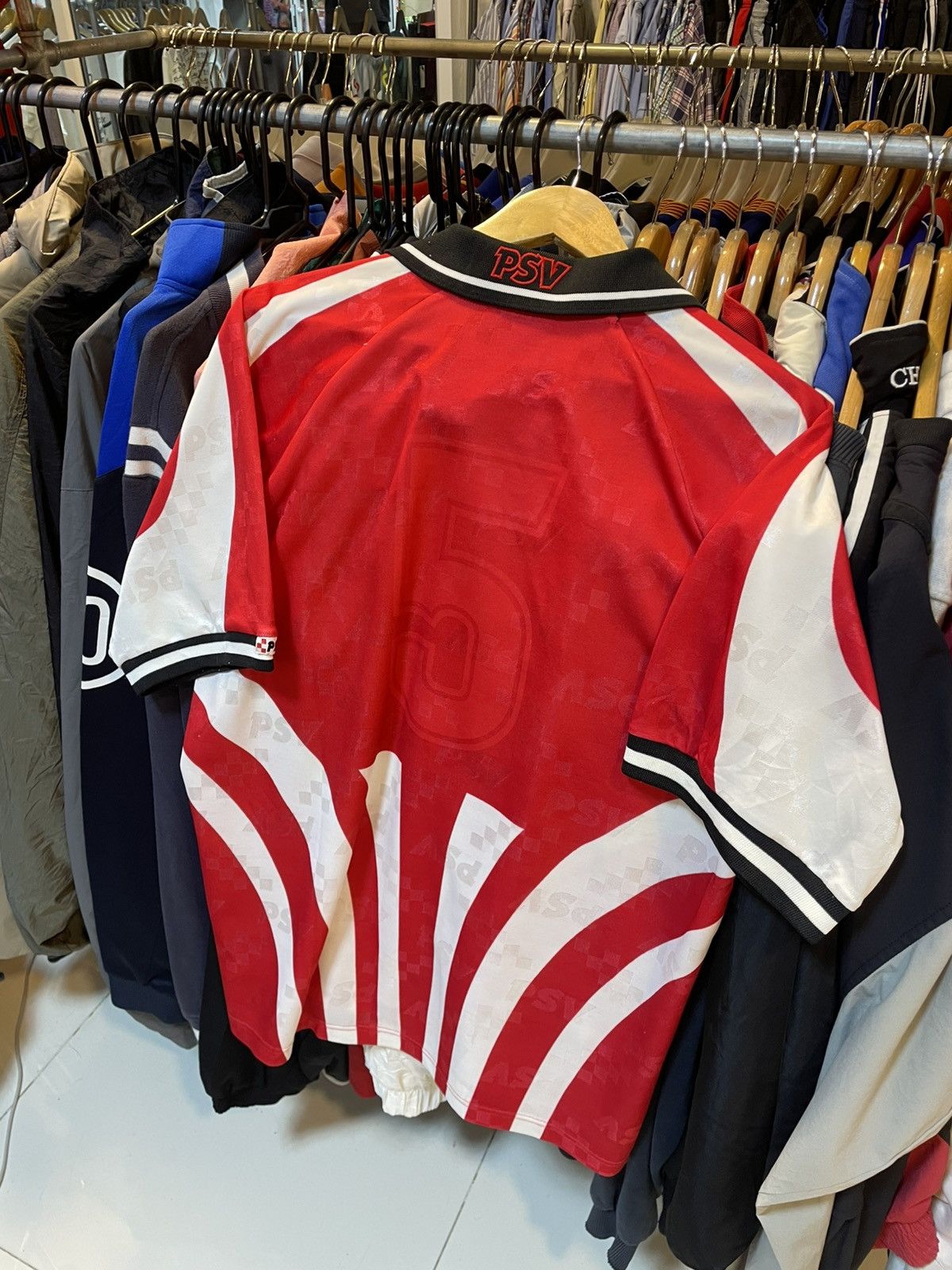 Nike Rare Vintage 1996-1997 PSV Eindhoven Home Kit Size US L / EU 52-54 / 3 - 3 Thumbnail