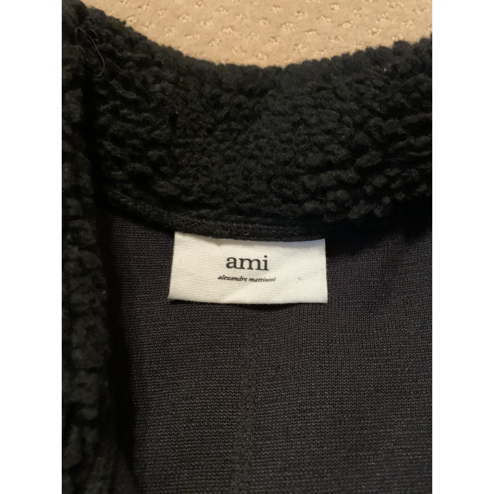 AMI AMI Paris Alexandre Mattiussi Ami De Coeur Heart Fleece Jack Size US XXL / EU 58 / 5 - 5 Thumbnail