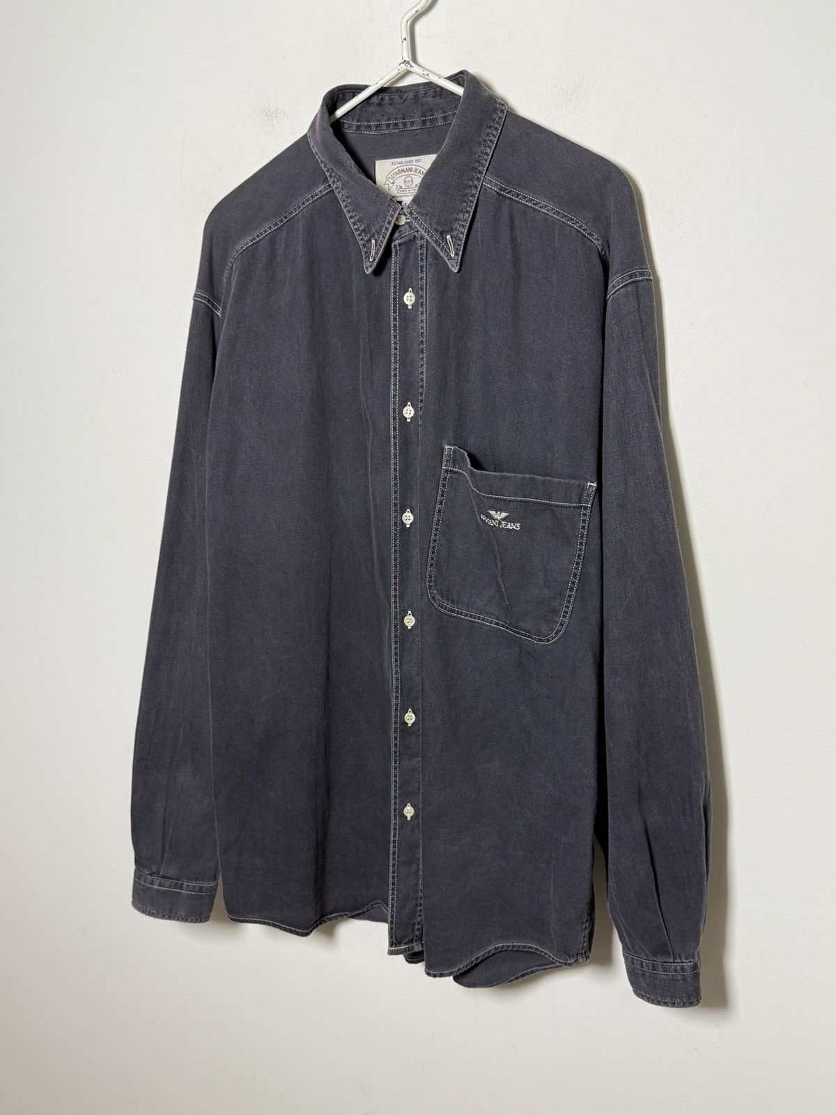 Giorgio Armani armani vintage shirt Size US M / EU 48-50 / 2 - 2 Thumbnail
