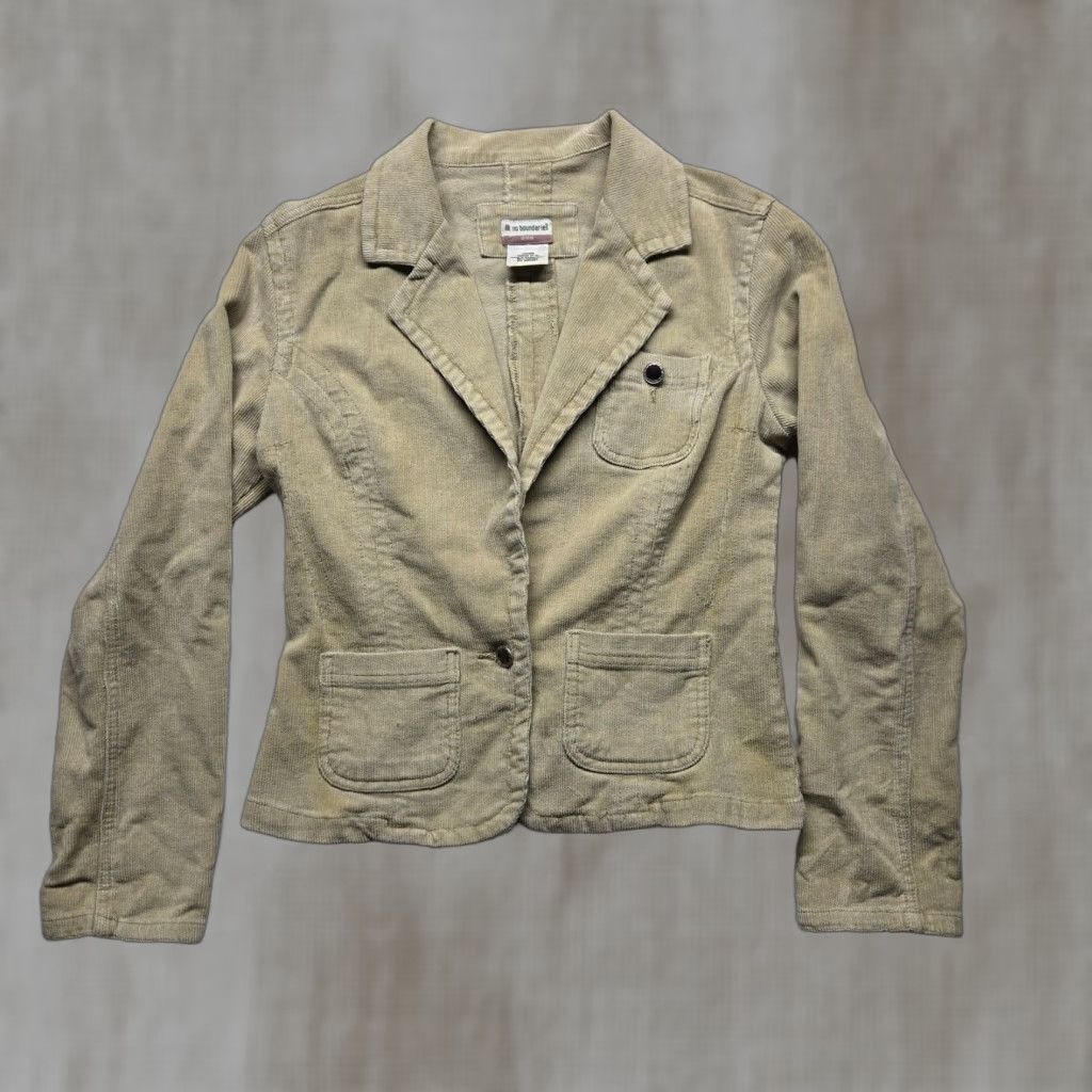Vintage No Boundaries Tan Jacket Coat Lightweight knit Women Juniors M Medium 7/9 Size M / US 6-8 / IT 42-44 - 1 Thumbnail