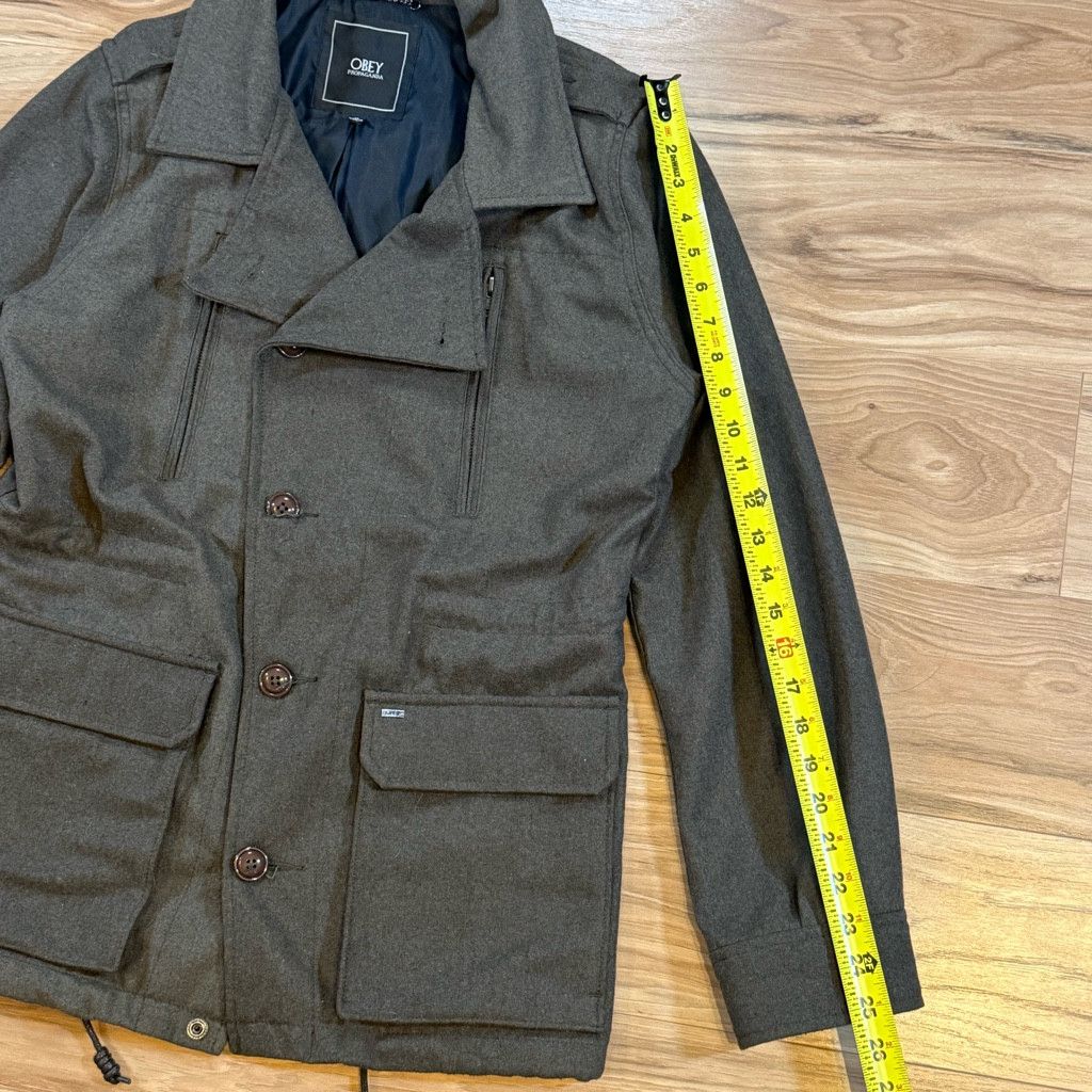 Advisry Clothing Obey Men’s Field Jacket Medium Brown Size US M / EU 48-50 / 2 - 6 Thumbnail