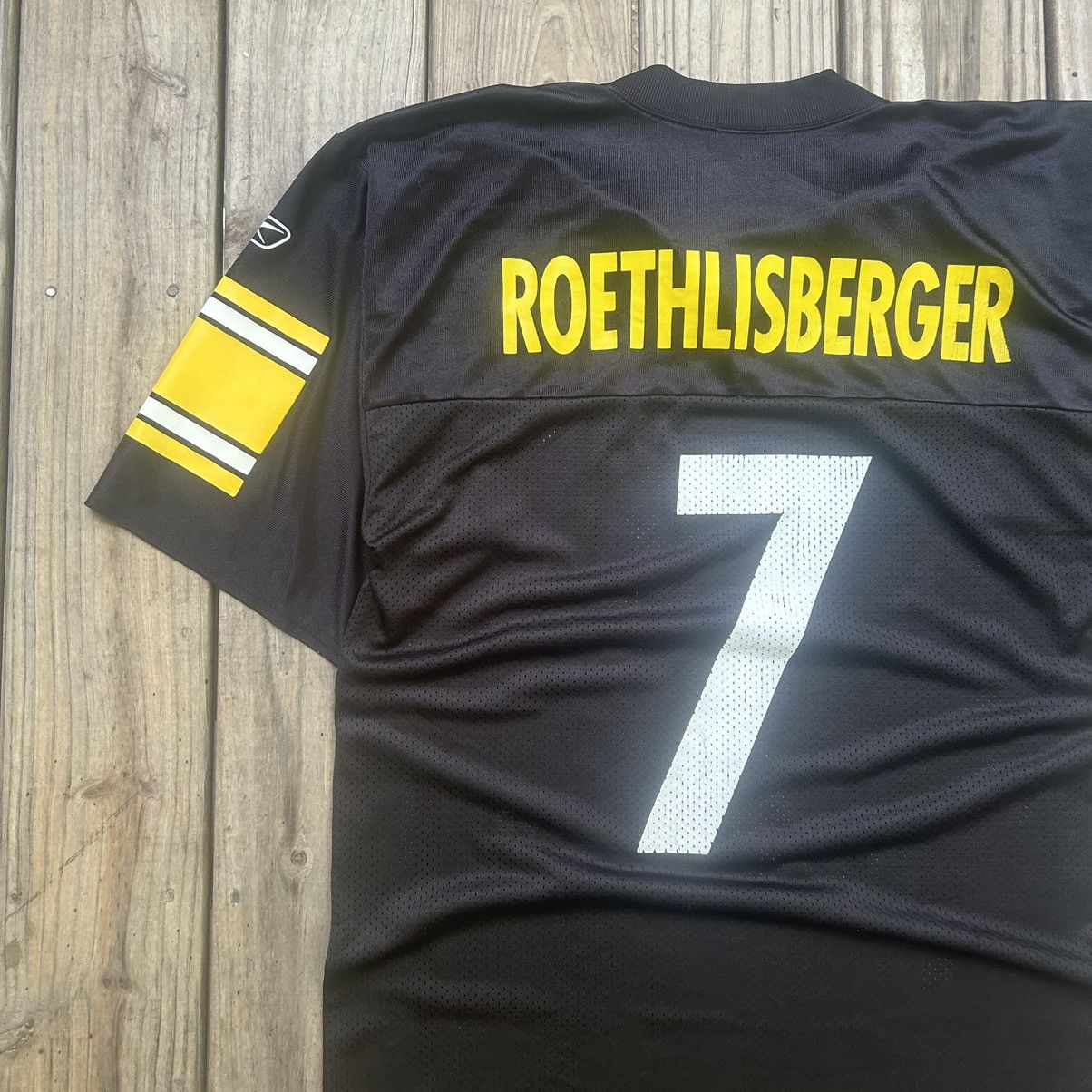 NFL × Reebok × Vintage VTG Y2K Reebok Ben Roethlisberger Pittsburgh Steelers Jersey Size US M / EU 48-50 / 2 - 3 Thumbnail