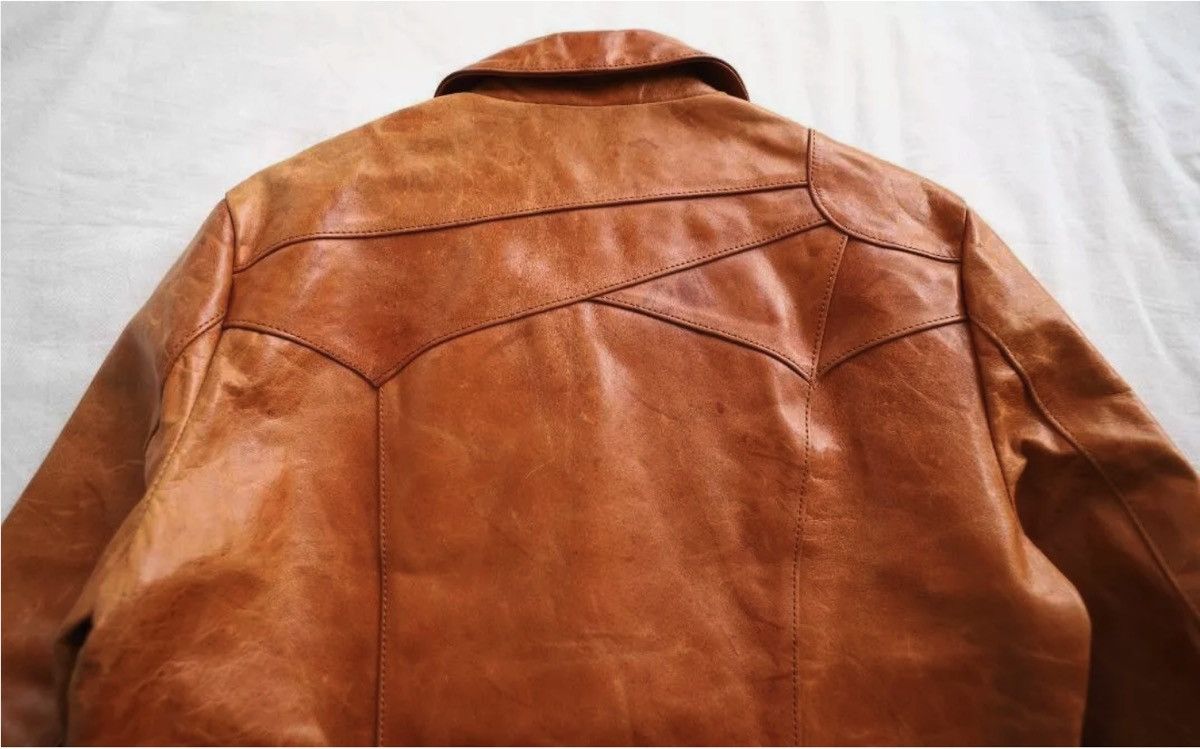 Y'2 Leather 70s-style East West leather jacket from Y'2 Leather Size US M / EU 48-50 / 2 - 12 Thumbnail