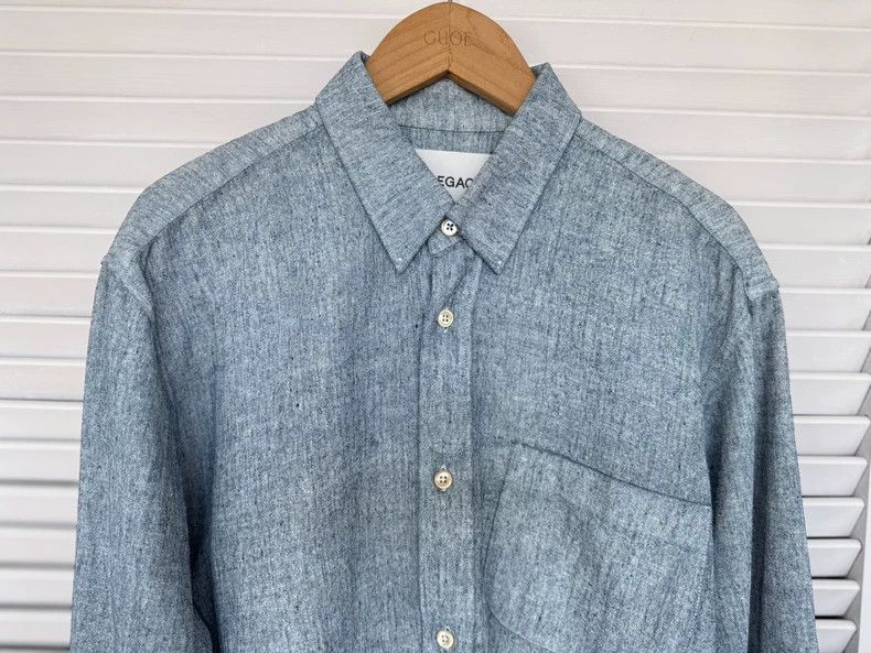 Our Legacy Our Legacy size48 Blue long-sleeved shirt for washing Size US M / EU 48-50 / 2 - 3 Thumbnail