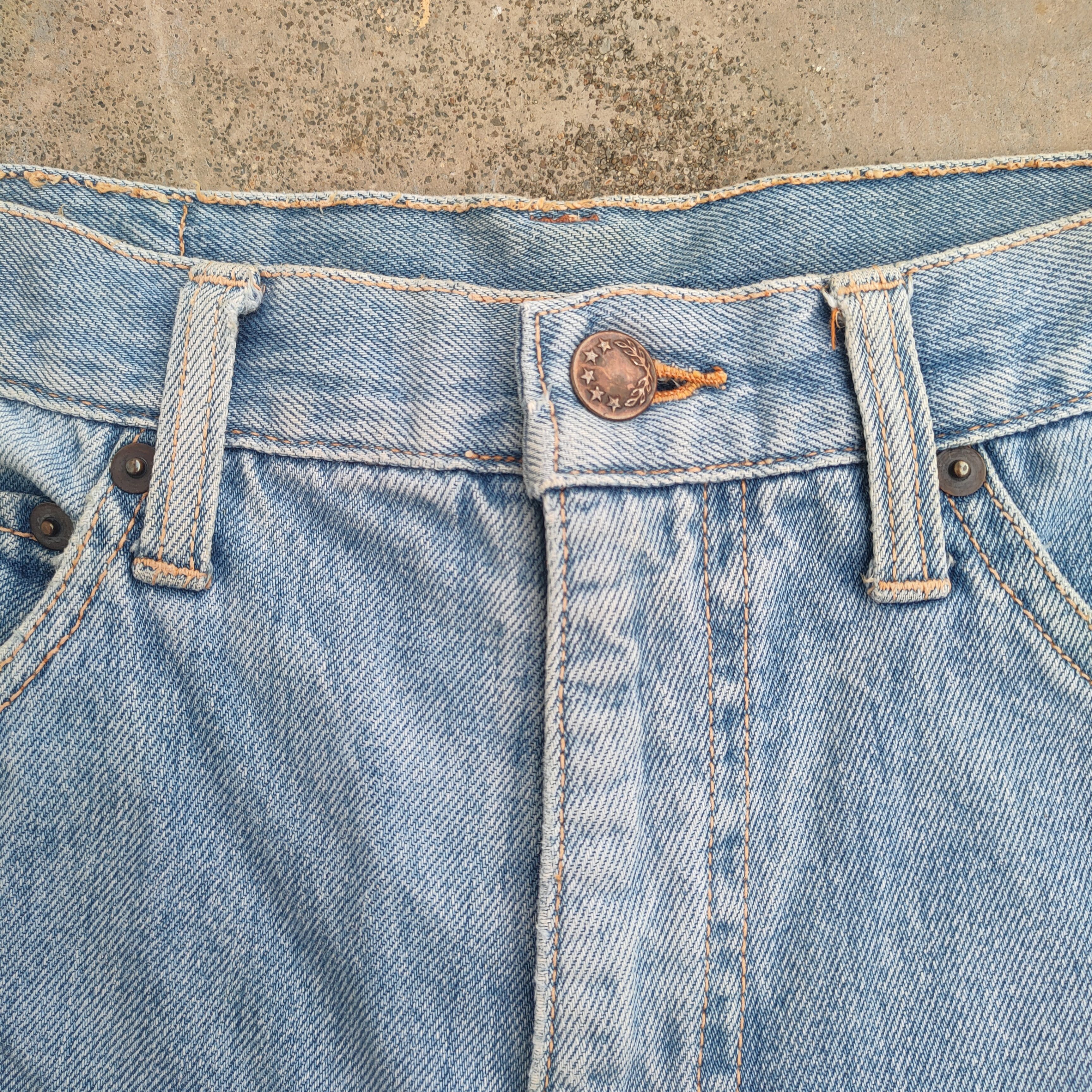 Paradise VINTAGE PARADISE FADED MUD WASH DENIM JEANS PANTS Size US 30 / EU 46 - 5 Thumbnail