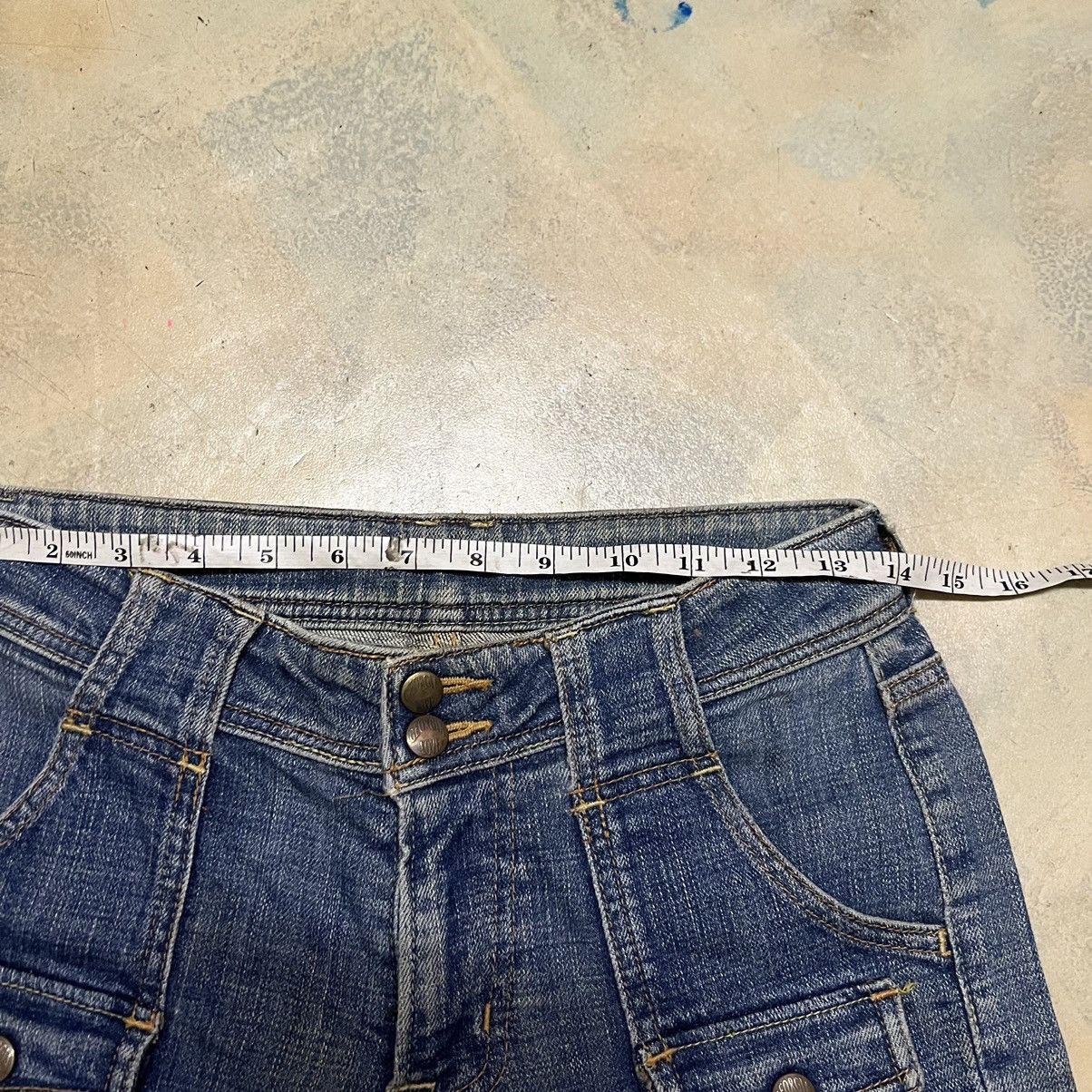 Japanese Brand × Jean Japanese Brand Bootcut Bush Pants Size US 28 / EU 44 - 7 Thumbnail