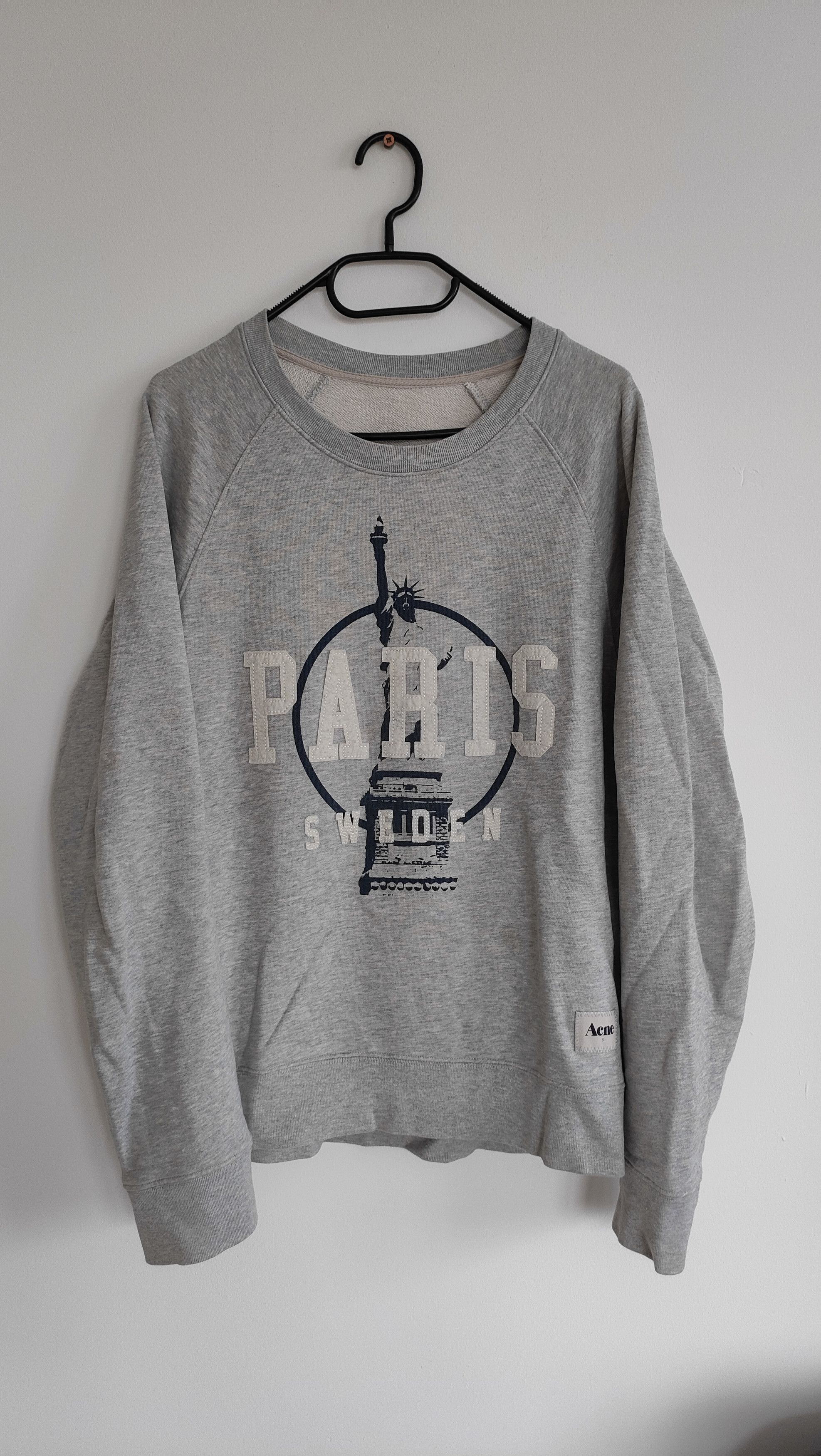 Acne Studios Acne Studios College PARIS SWEDEN AW11 runway crewneck Size US S / EU 44-46 / 1 - 2 Thumbnail