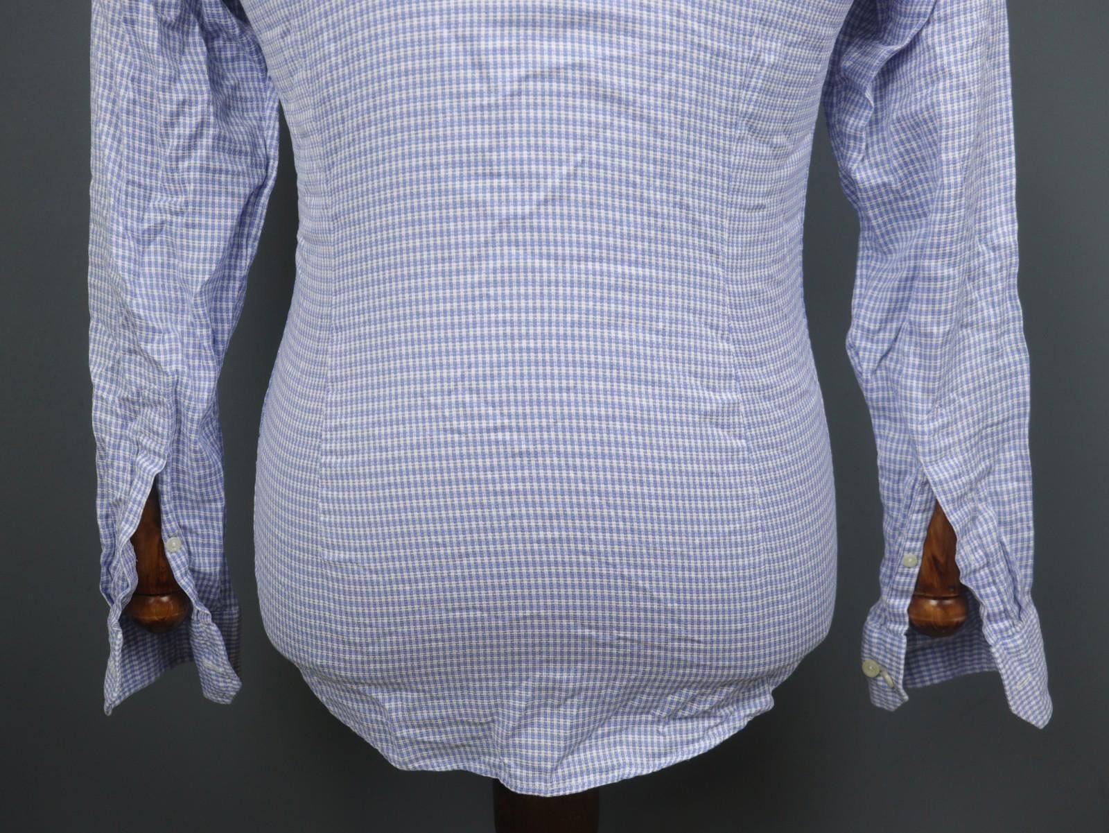 Eton Eton Multicolor Striped Cotton Slim Dress Shirt Size S/38 Size 38R - 9 Thumbnail