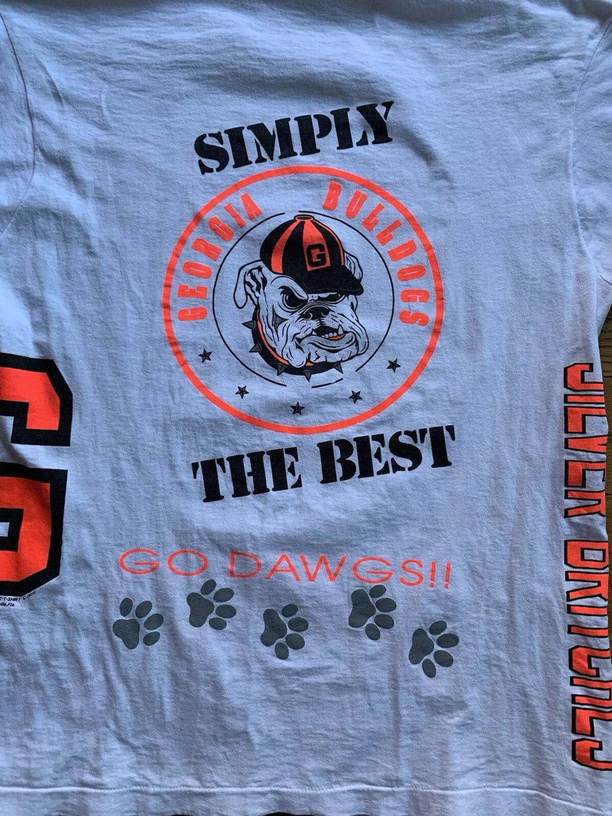 Fruit Of The Loom Rare Vintage Georgia Bulldogs Shirt Size US L / EU 52-54 / 3 - 5 Thumbnail