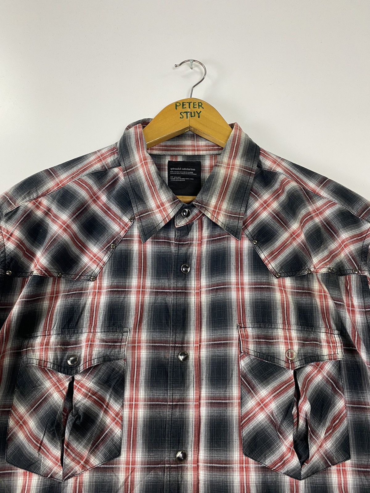 Vintage Splendid Satisfaction Flannel Button up Size US XL / EU 56 / 4 - 6 Thumbnail