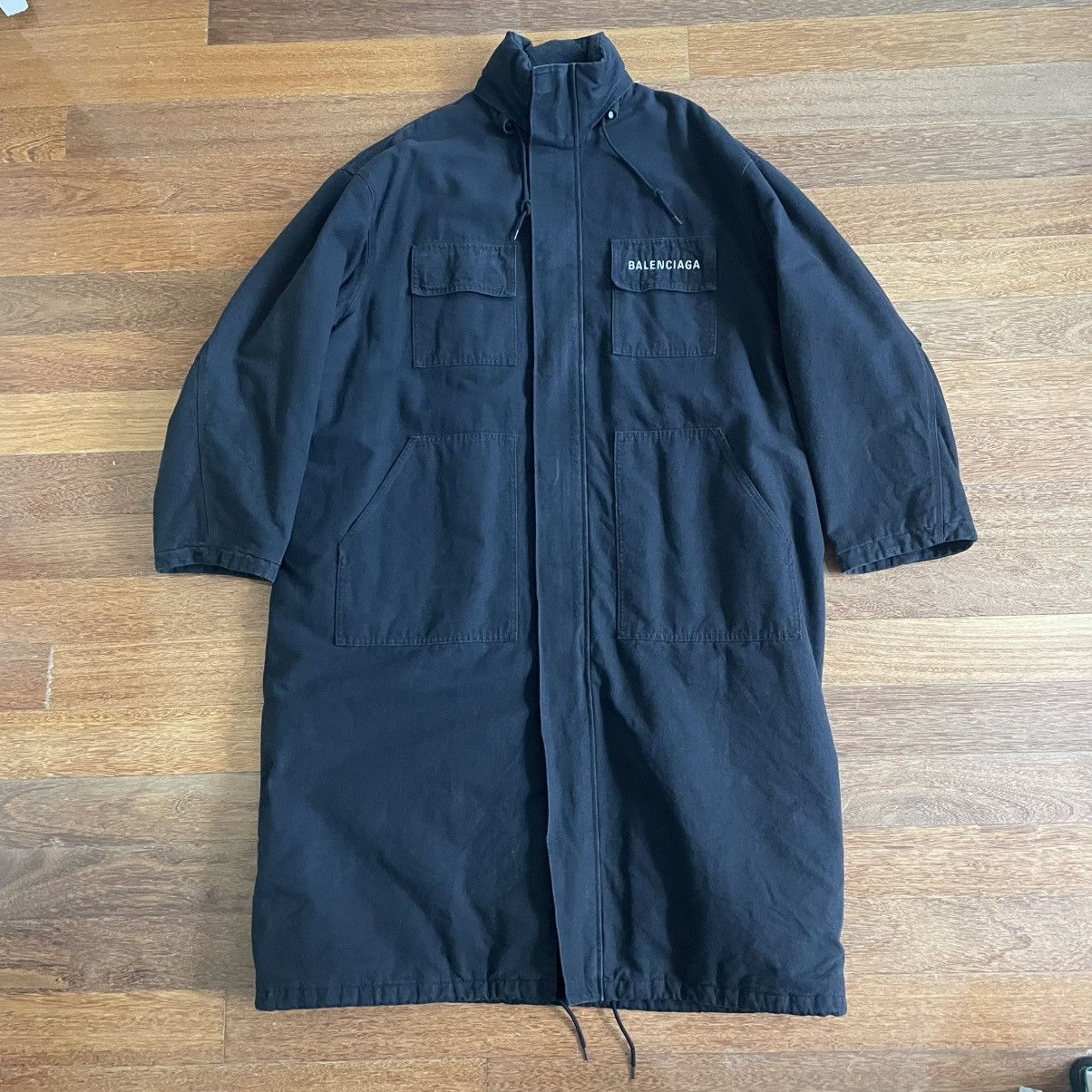 Balenciaga Balenciaga Denim ‘Persona/Shadow’ Overcoat Size US S / EU 44-46 / 1 - 1 Thumbnail