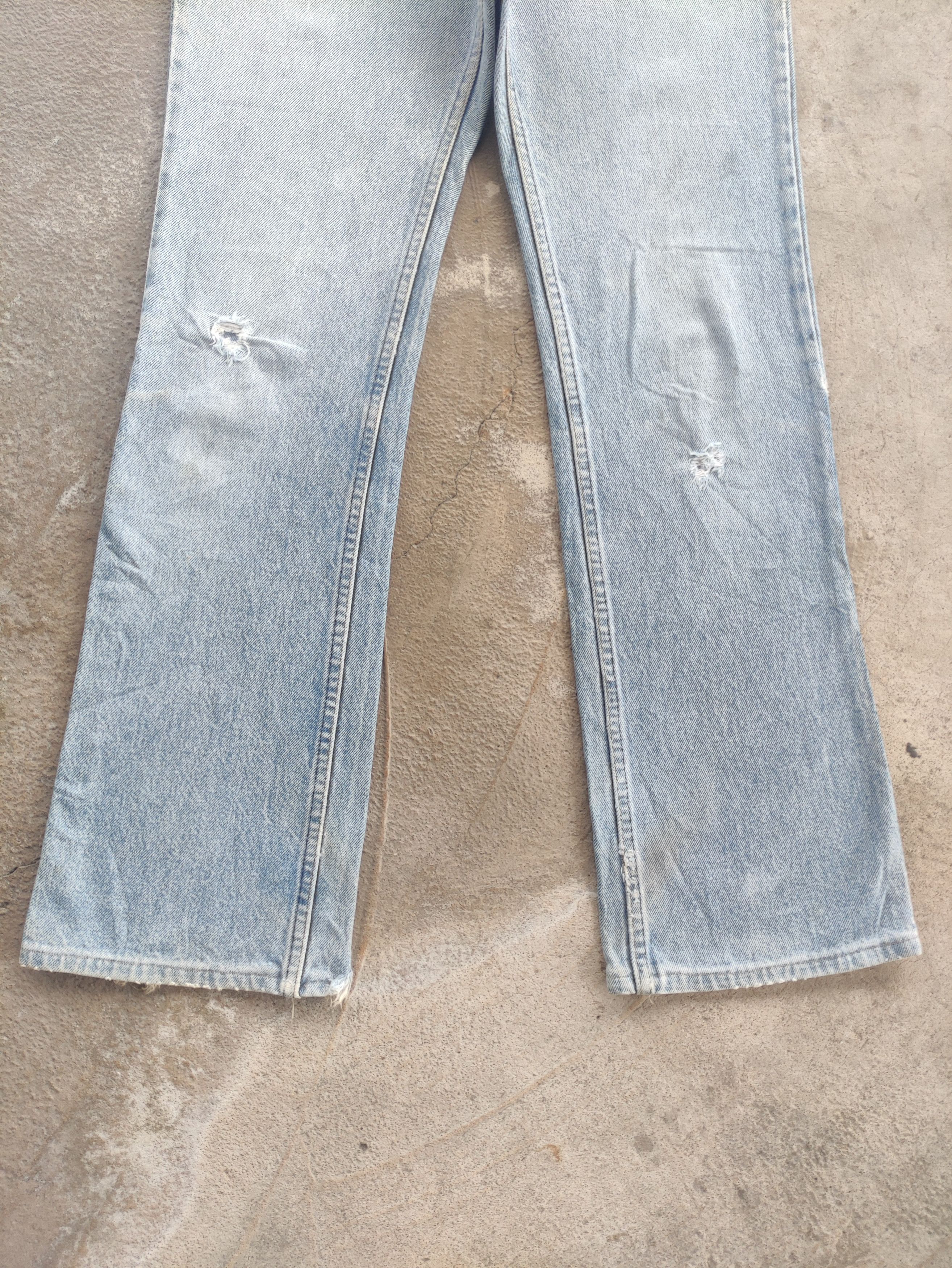 Levi's Vintage Levis Flare Jean Distressed Faded Denim Pants Size US 30 / EU 46 - 4 Thumbnail
