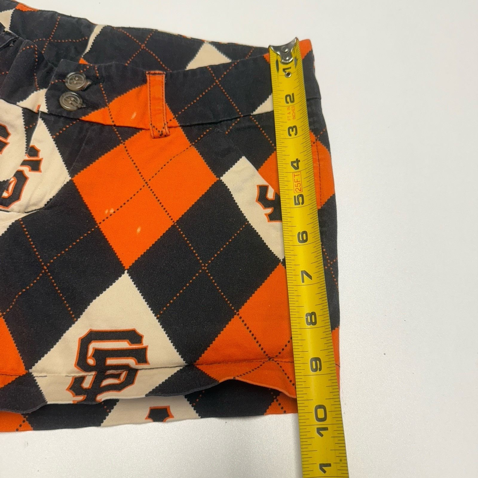 Other Loudmouth Golf Shorts Womens Size 0 (27in) San Francisco Gia Size 27" / US 4 / IT 40 - 11 Thumbnail