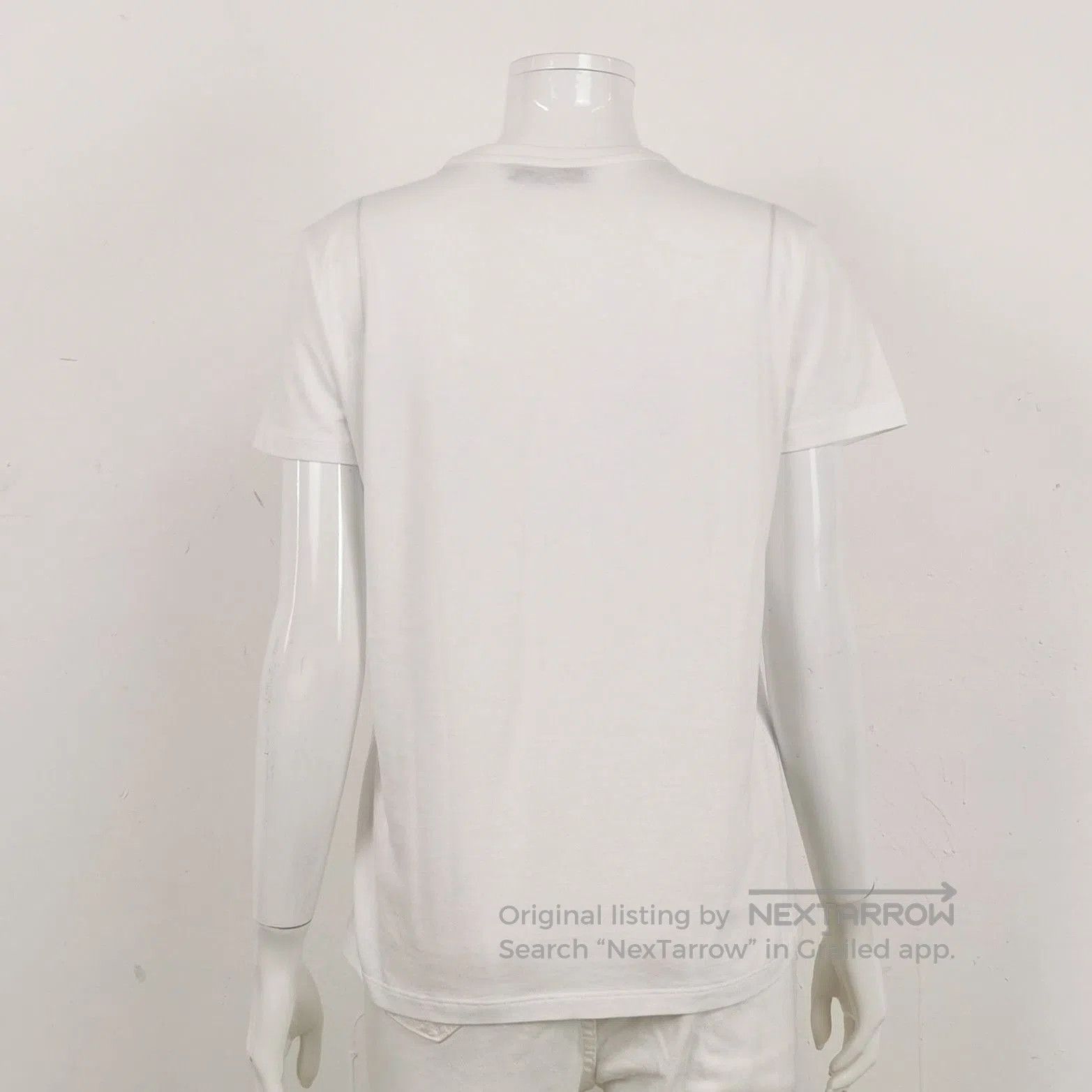 Prada Prada Classic Cotton Crew Neck T. Size L / US 10 / IT 46 - 2 Thumbnail