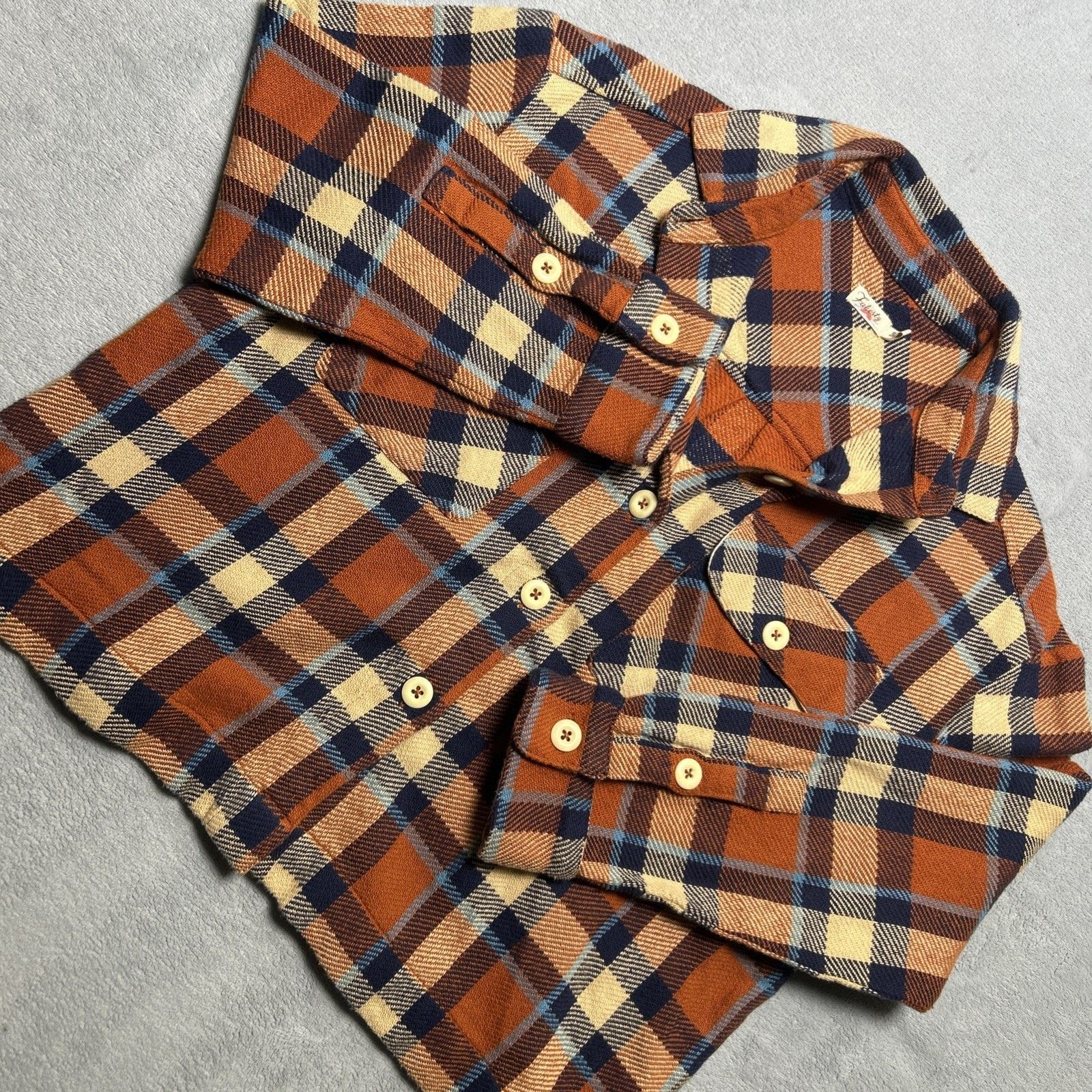 Faherty Faherty Heavy Surf Flannel Women XS Crop Retro Crop Hunter Size XS / US 0-2 / IT 36-38 - 3 Thumbnail