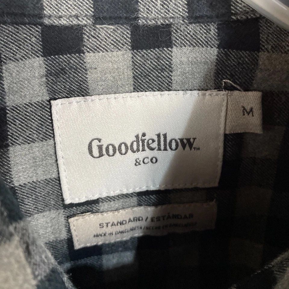 Other Goodfellow Flannel Men's Medium Standard 100% Cotton M Size US M / EU 48-50 / 2 - 3 Thumbnail