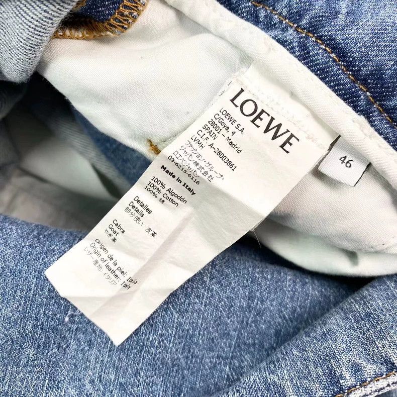Loewe LOEWE Skinny logo high waist belt jeans Size 30" / US 8 / IT 44 - 5 Thumbnail