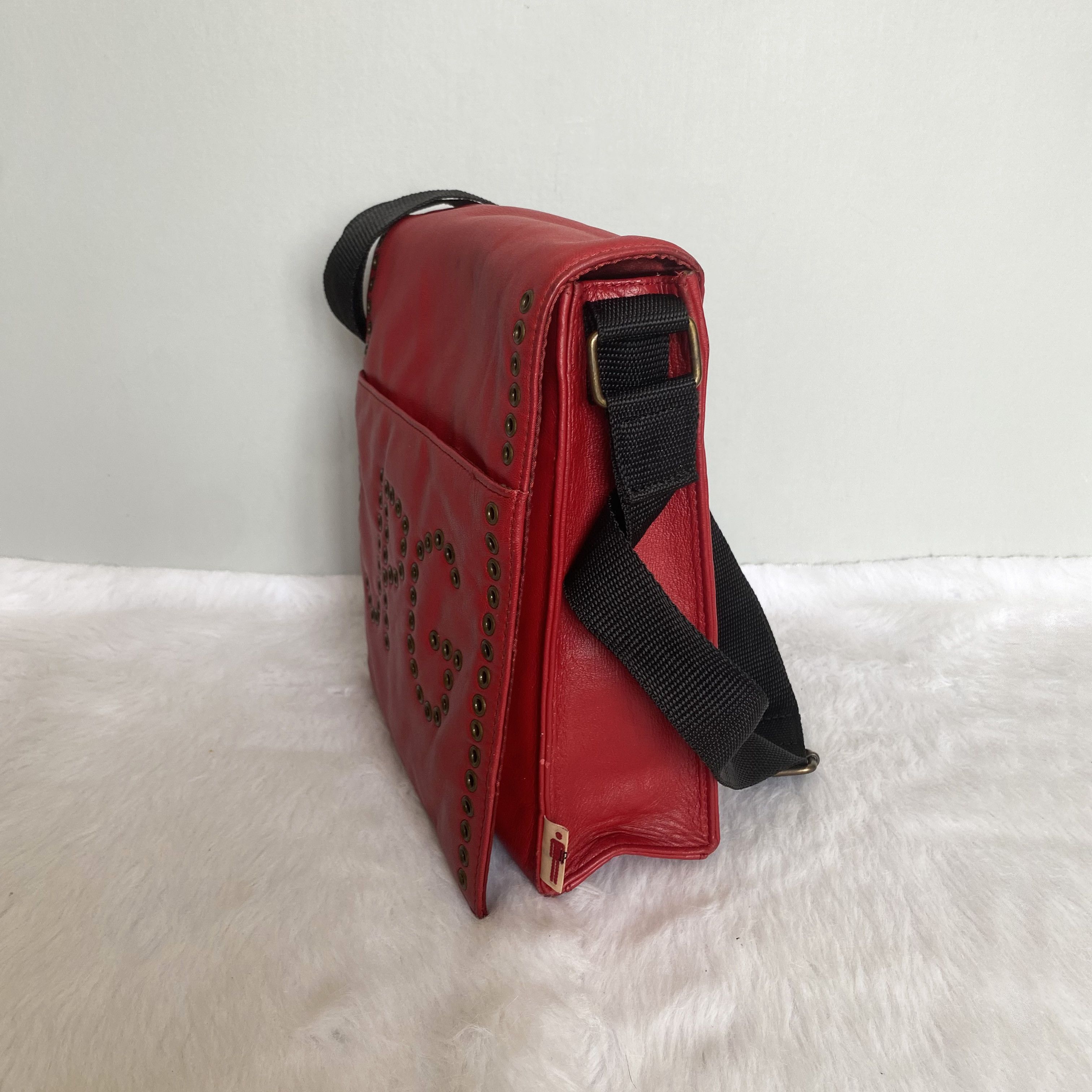 Jean Paul Gaultier × Vintage JPG Jean Paul Gaultier Logo Studded Leather Crossbody Bag Size ONE SIZE - 3 Thumbnail