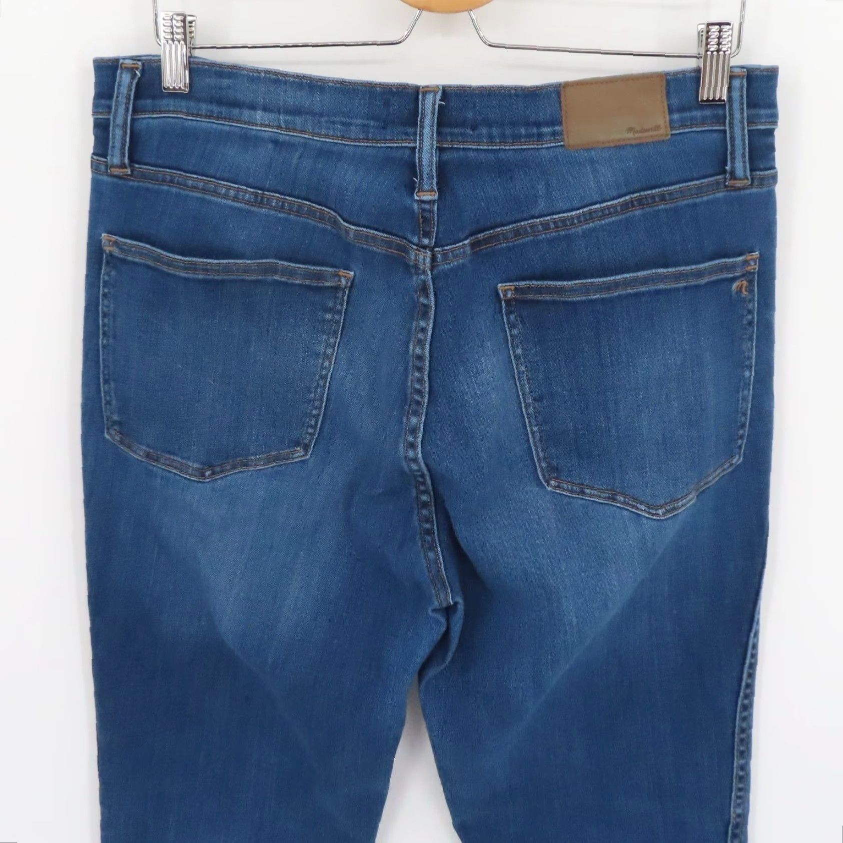 Madewell Madewell Jeans Women 32 10in High Rise Skinny Blue Denim Cotton Blend Pockets 5-Pocket Design Women’s Jeans Mens no, etc Size 24" / US 00 / IT 34 - 4 Thumbnail