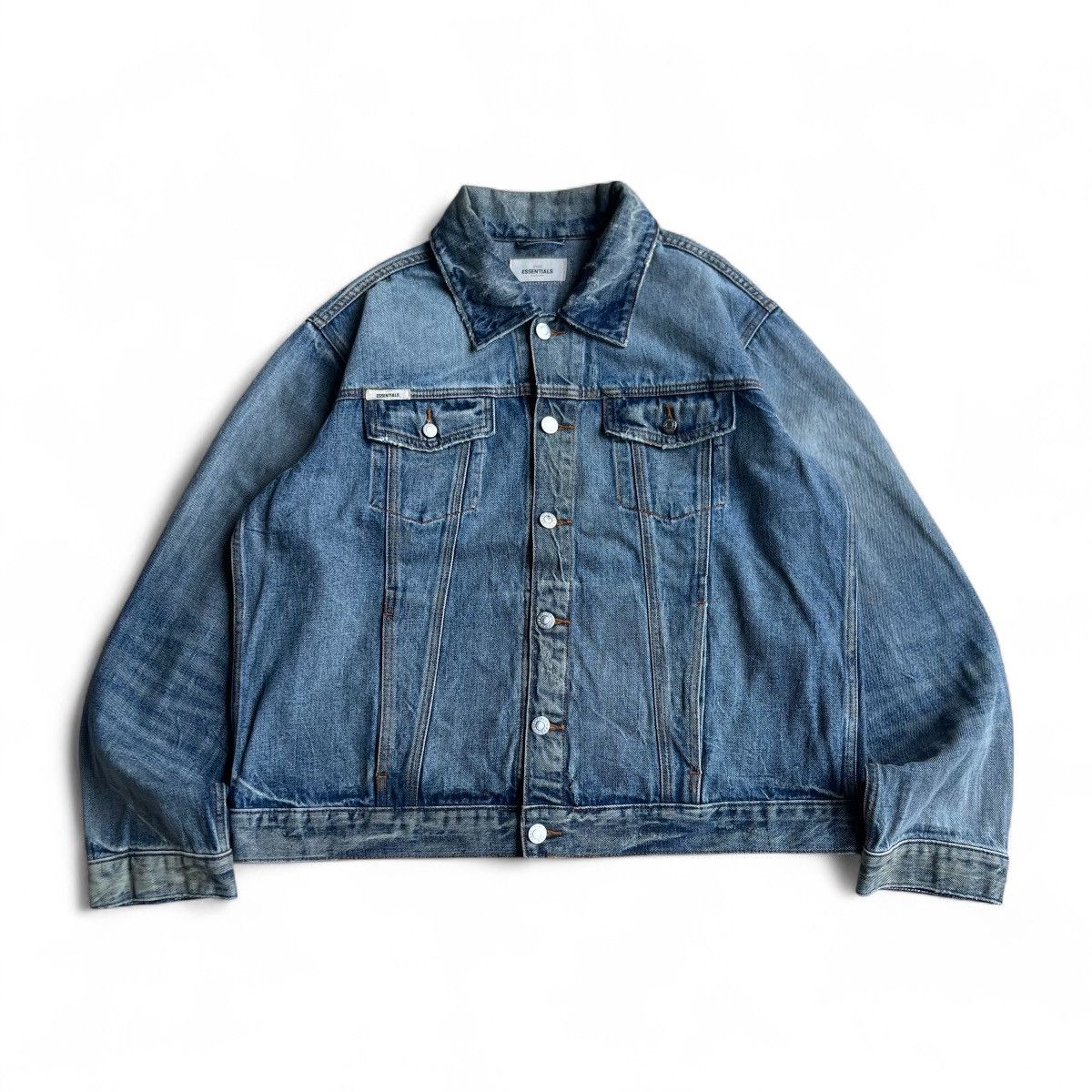 Essentials Trucker Denim Jacket Essentials FOG Size US L / EU 52-54 / 3 - 2 Thumbnail