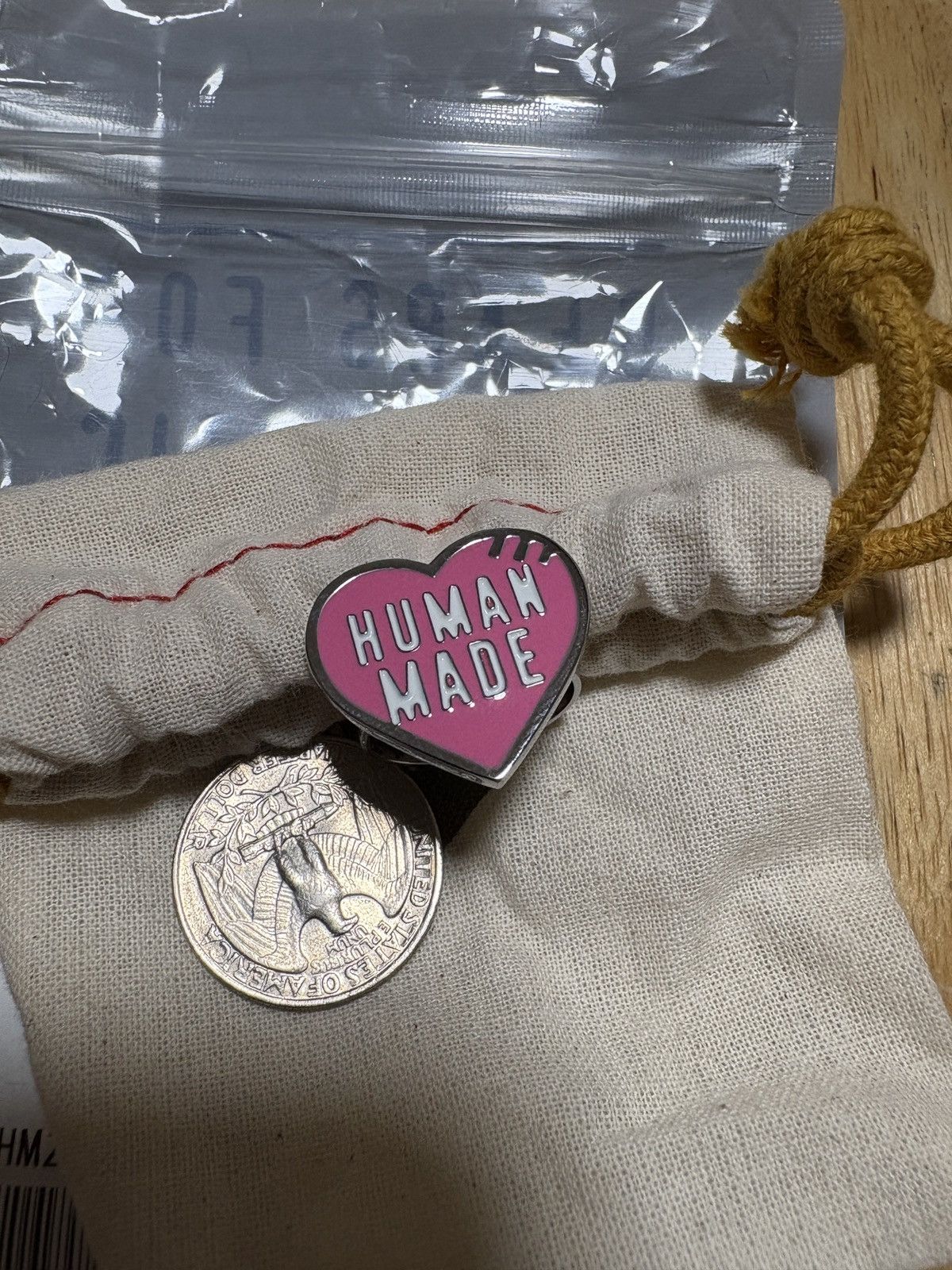 Human Made Human Made Adjustable Heart Ring Pink Size ONE SIZE - 2 Thumbnail