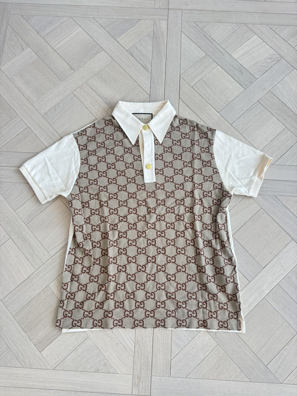Gucci Gucci monogram polo Size US M / EU 48-50 / 2 - 1 Thumbnail