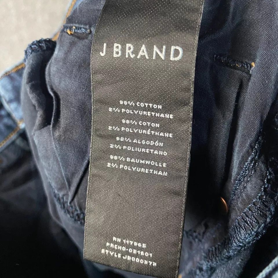 J Brand J Brand Jeans Women's 27 Straight Leg Denim Stretch Cotton Size 27" / US 4 / IT 40 - 9 Thumbnail