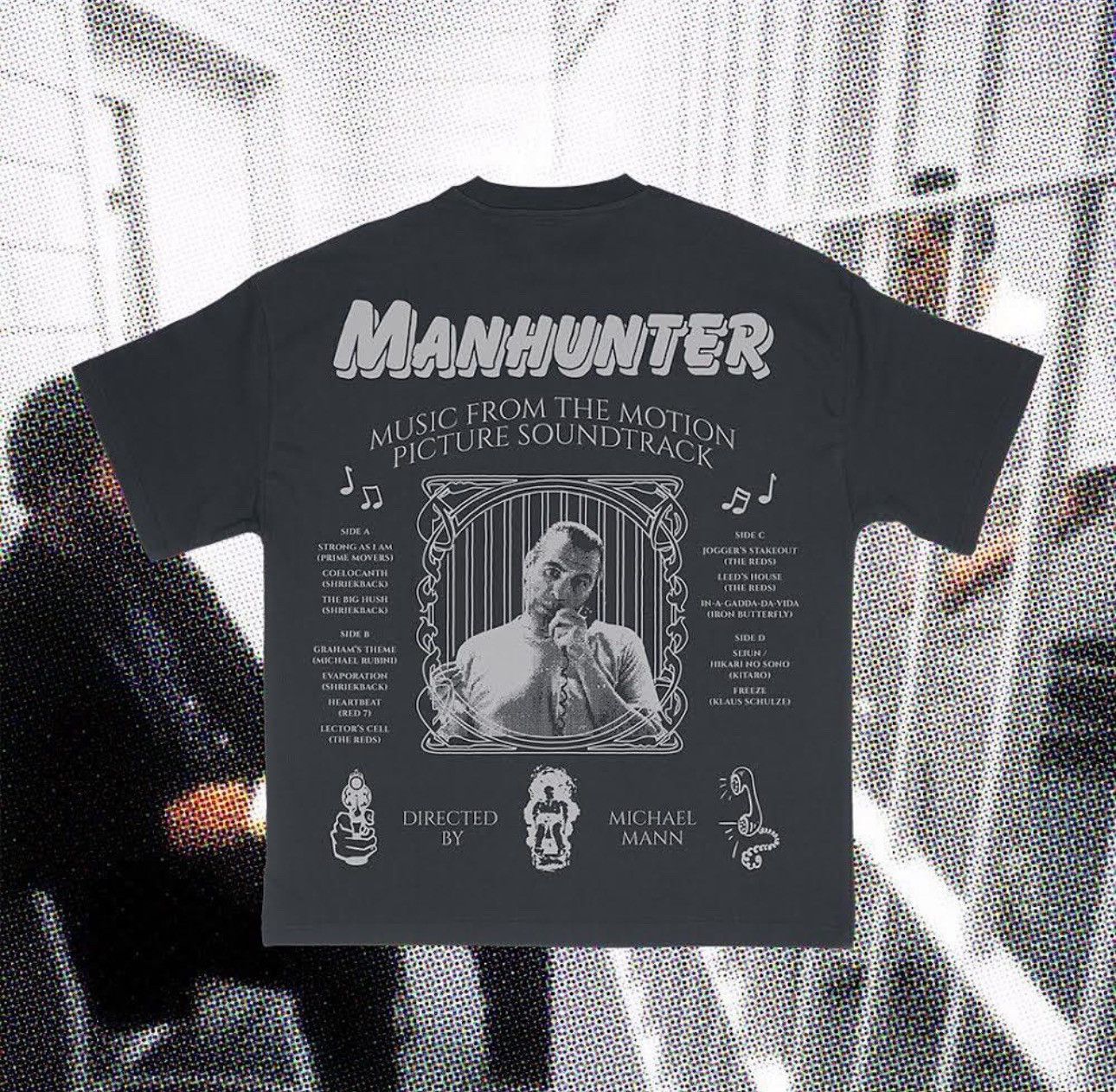 Vintage Director Fits x Cinegogue Manhunter Gray T-Shirt - XL Size US L / EU 52-54 / 3 - 2 Thumbnail
