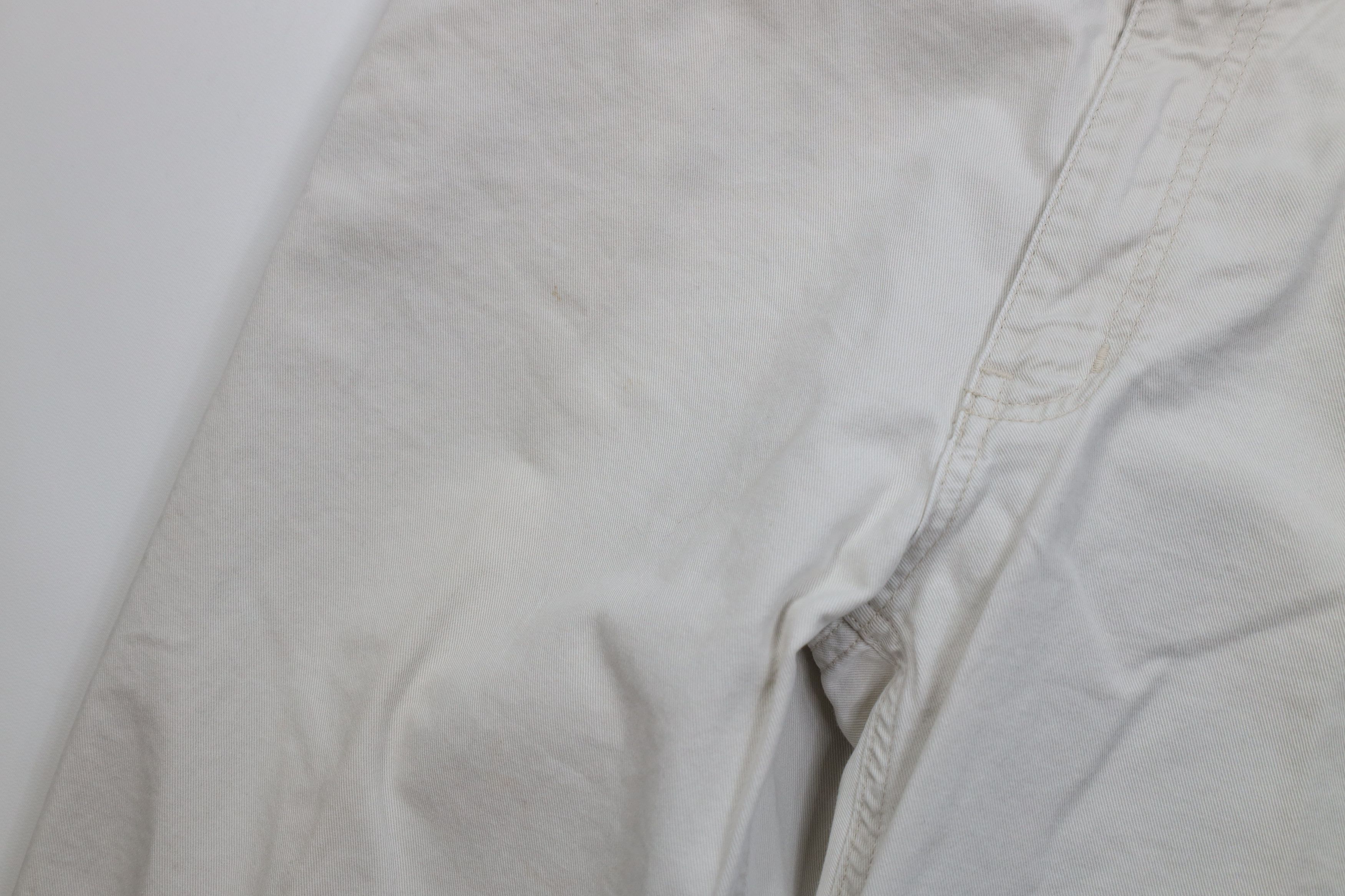 Ralph Lauren Vintage 90s Ralph Lauren Spell Out Straight Leg Pants Beige Size 32" / US 10 / IT 46 - 8 Thumbnail