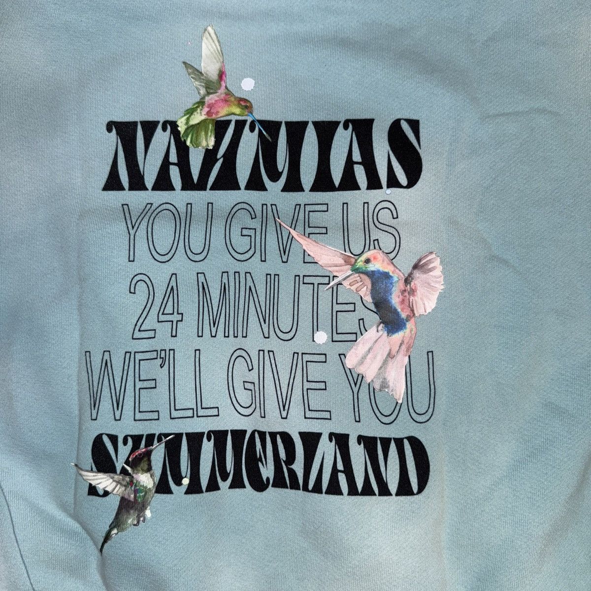 Nahmias Nahmias logo-print Hummingbird Hoodie Size XS Size US XS / EU 42 / 0 - 7 Thumbnail