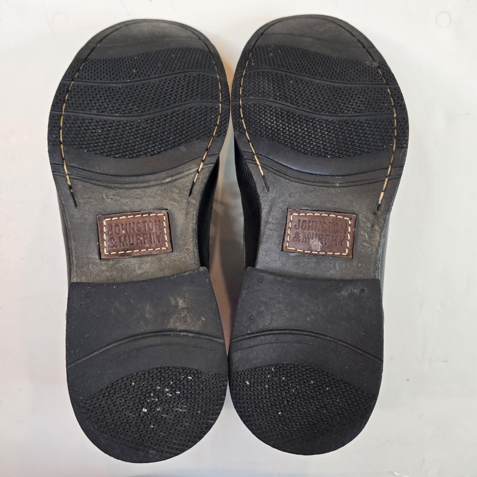 Johnston & Murphy Johnston & Murphy Men Black Barrett Cap Boot 20-7641 Size 9M Size US 9 / EU 42 - 8 Thumbnail