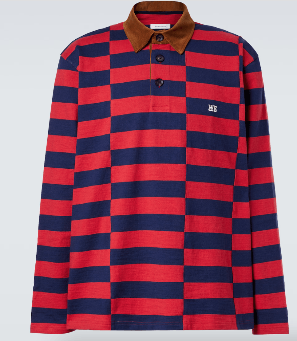 Wales Bonner Wales Bonner Sonic Polo Shirt | Grailed