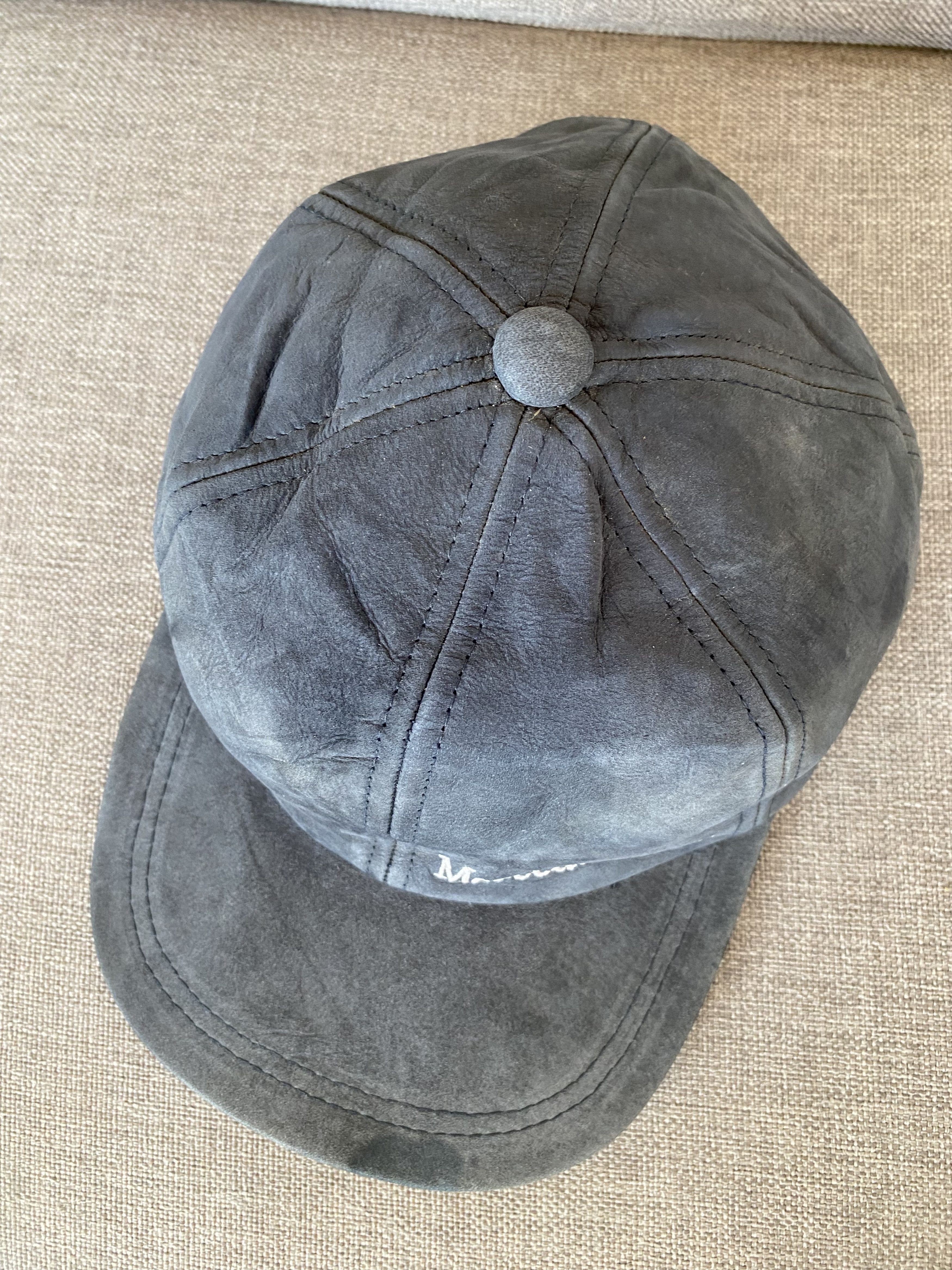 Leather × Sports Specialties Marcedes-Benz Leather fadded hat Size ONE SIZE - 4 Thumbnail