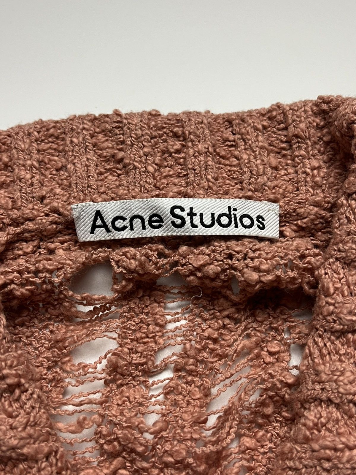 Acne Studios Acne Studios Distressed Cardigan Size M / US 6-8 / IT 42-44 - 3 Thumbnail
