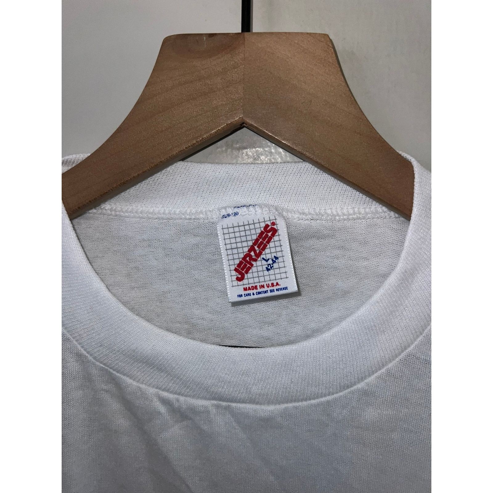 Jerzees Vintage Yellowstone Shirt National Park Elk White L Tee Size US L / EU 52-54 / 3 - 5 Thumbnail